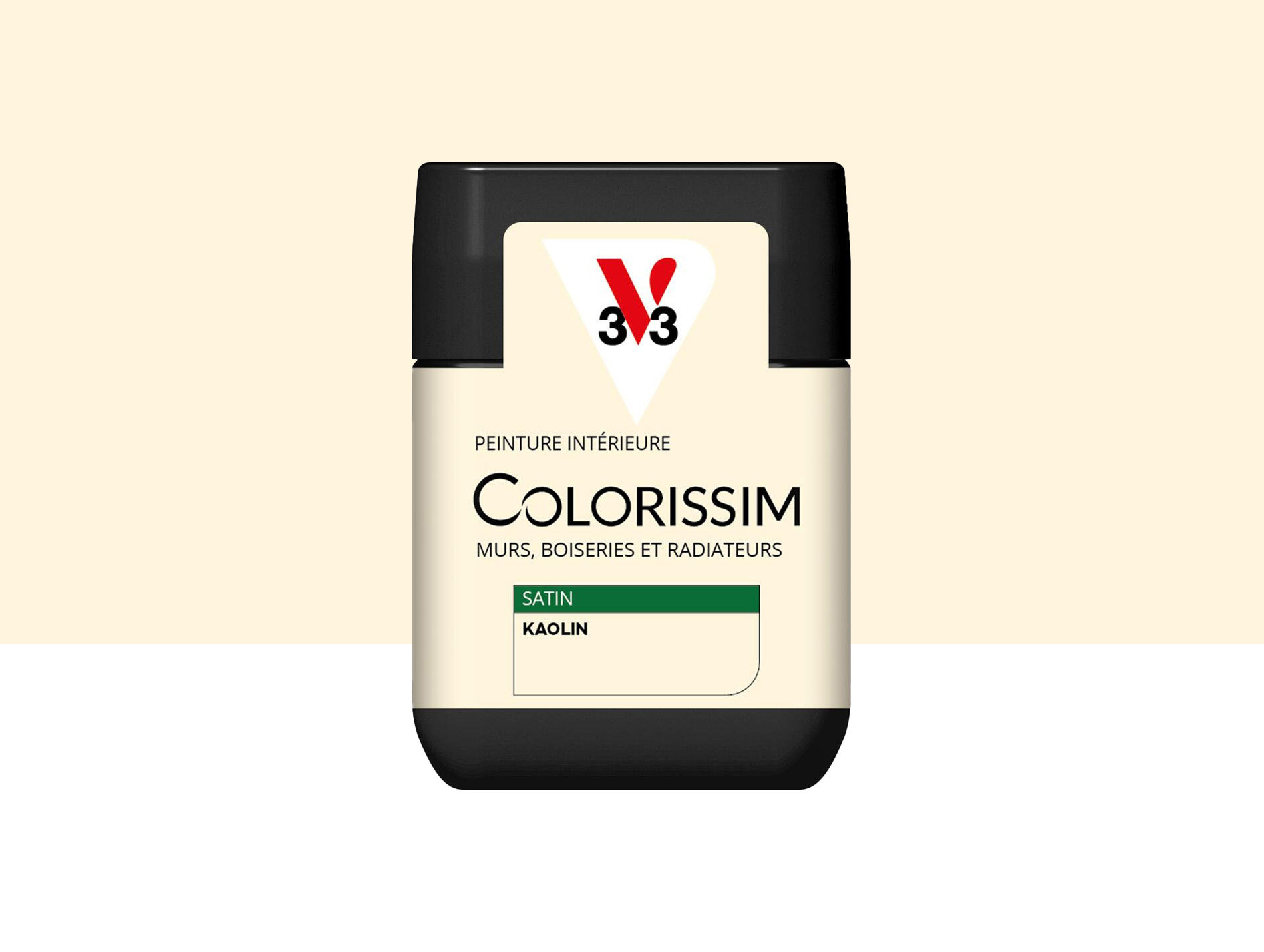 Peinture de décoration Colorissim V33 Kaolin satiné 75ml