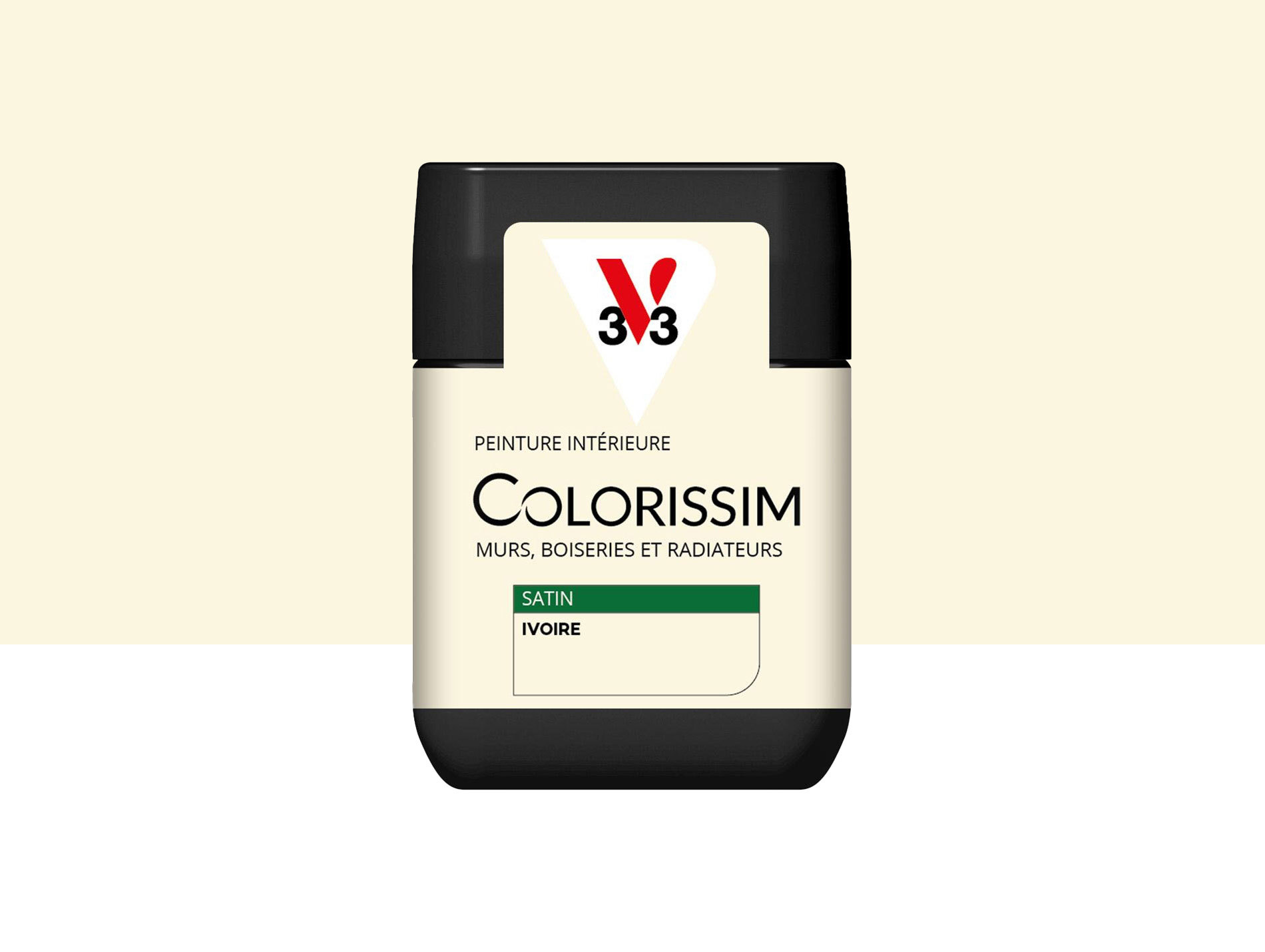 Peinture de décoration Colorissim V33 Ivoire satiné 75ml