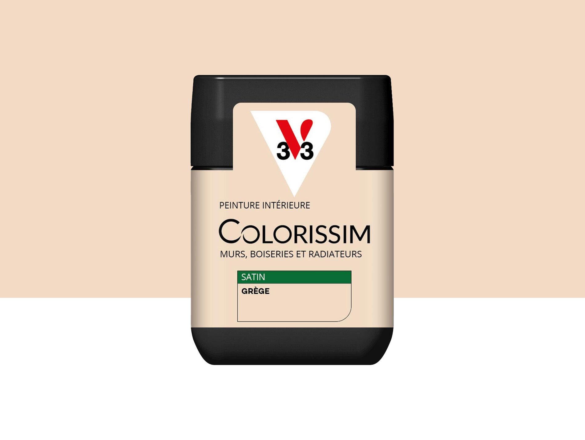 Peinture de décoration Colorissim V33 Grège satiné 75ml