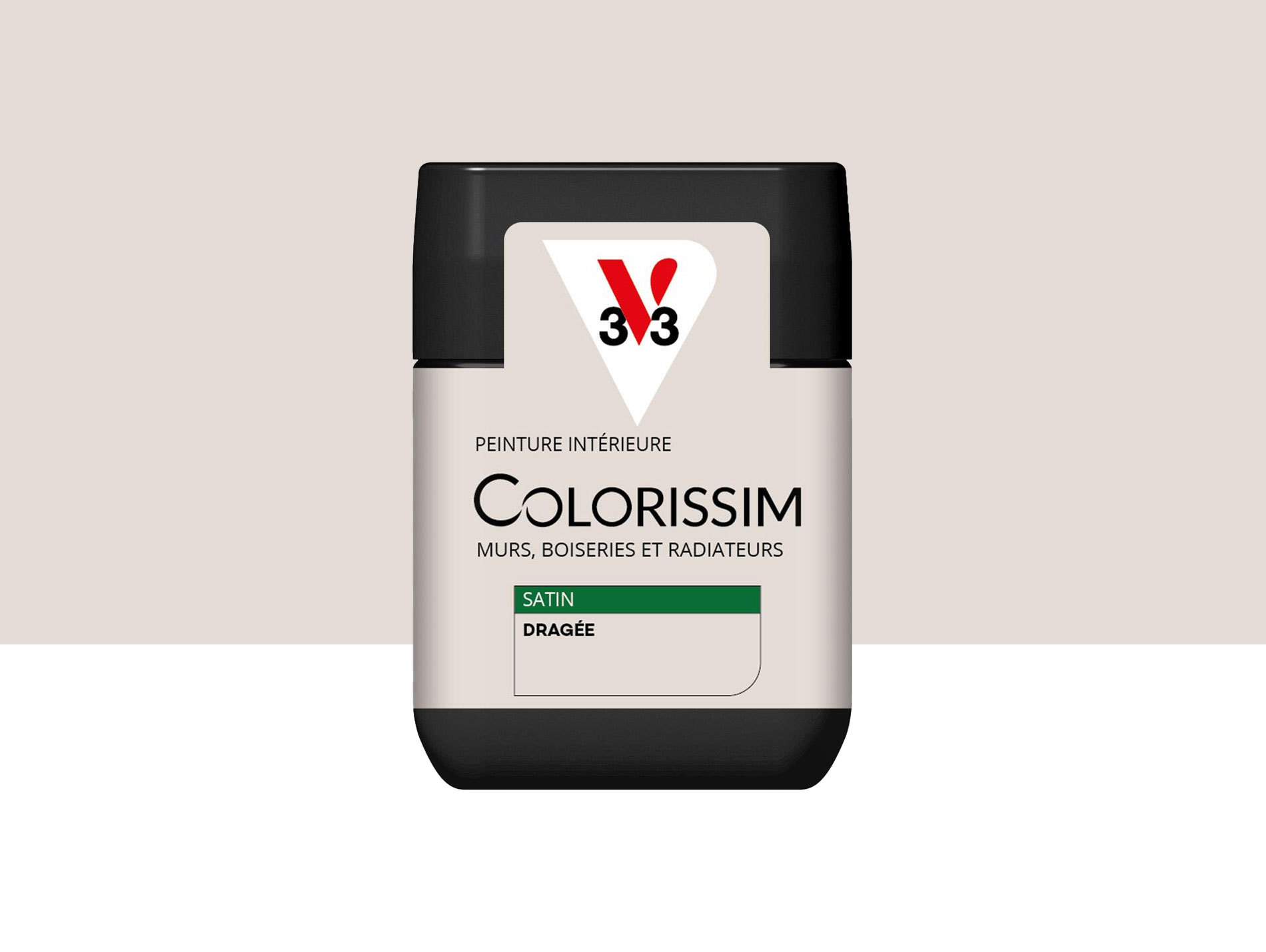 Peinture de décoration Colorissim V33 Dragée satiné 75ml