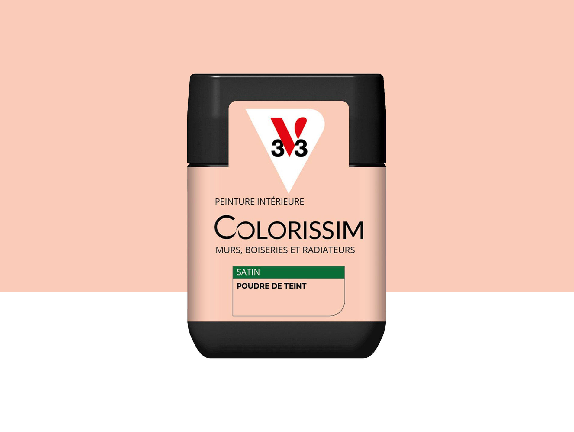 Peinture de décoration Colorissim V33 Poudre de teinte satiné 75ml