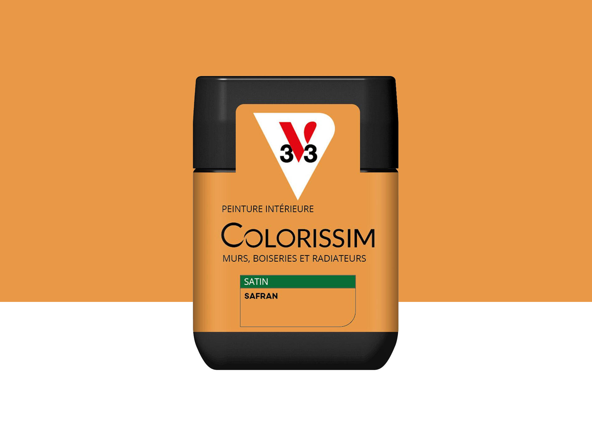 Peinture de décoration Colorissim V33 Safran satiné 75ml