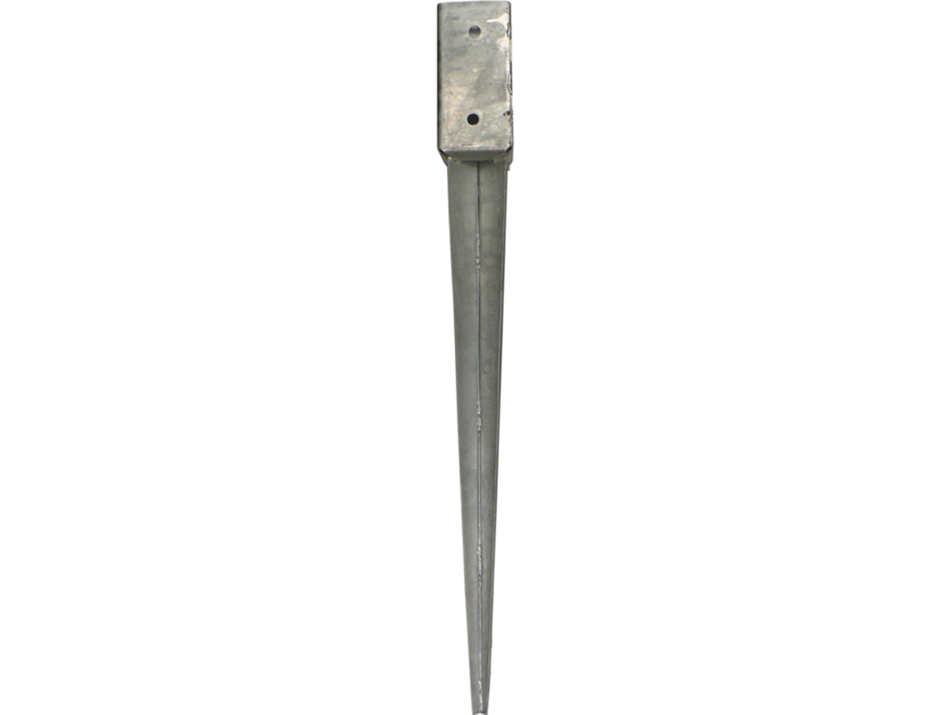 Pied de poteau 71x71mm à enfoncer