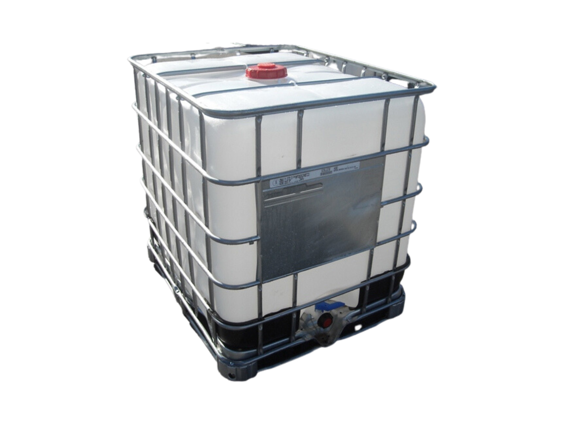 Cuve IBC poche neuve cage rénovée 1000L