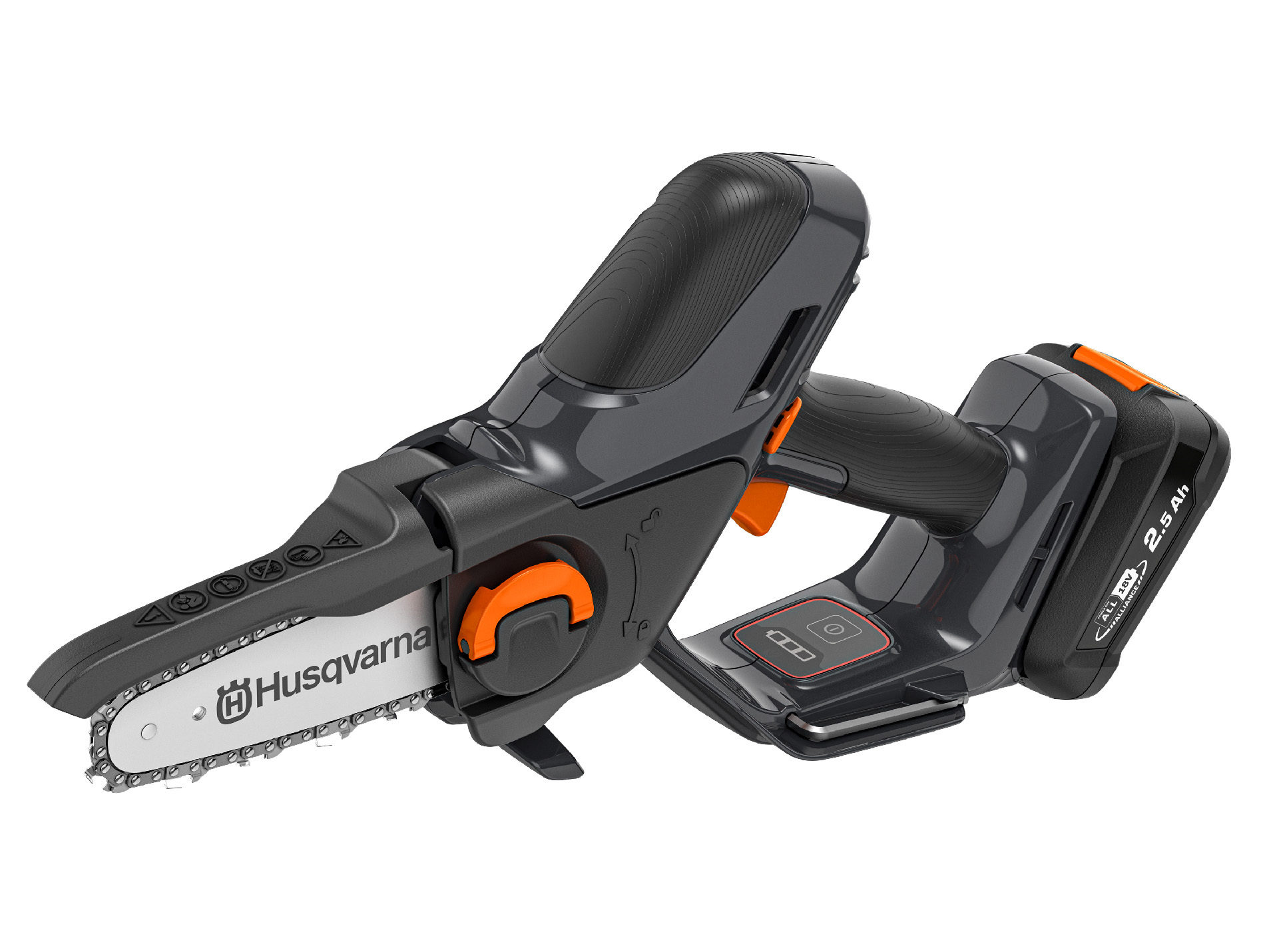 Scie de jardin à batterie HUSQVARNA Aspire PE5-P4A L.12,7cm 18V B+C