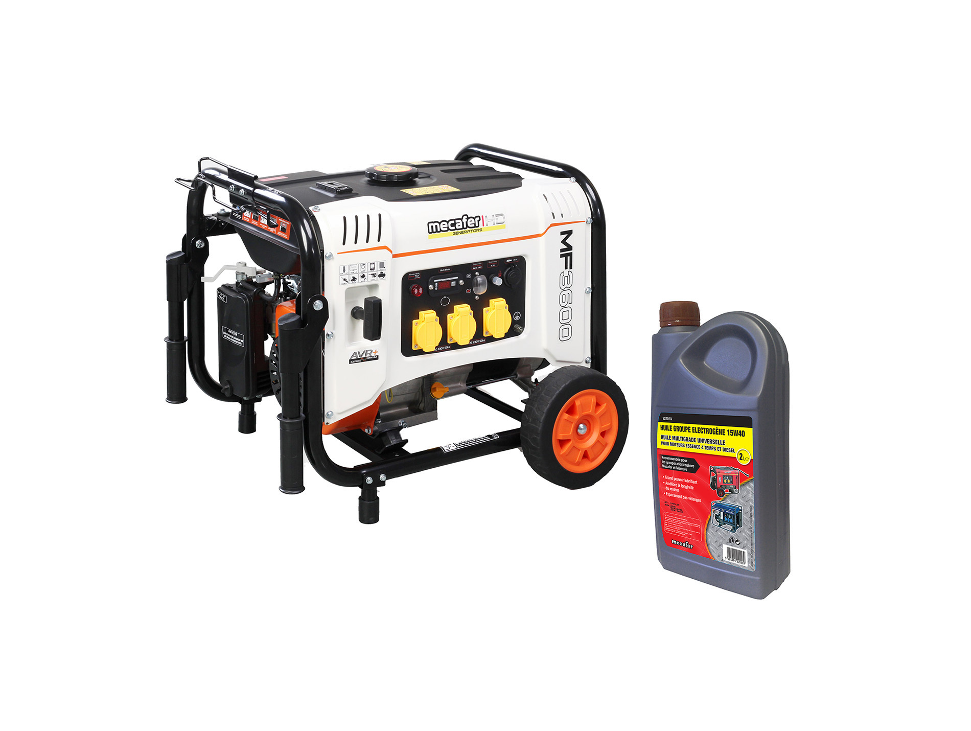 Groupe électrogène MECAFER 3100W moteur 4 temps 15L