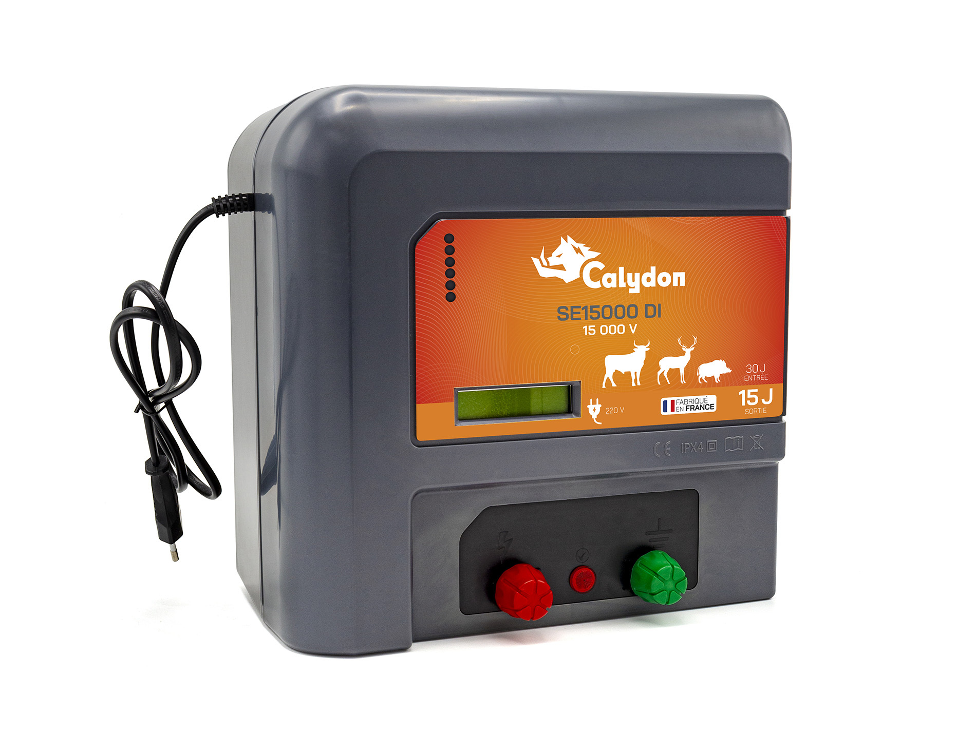 Electrificateur sur secteur CALYDON 15000V 15J