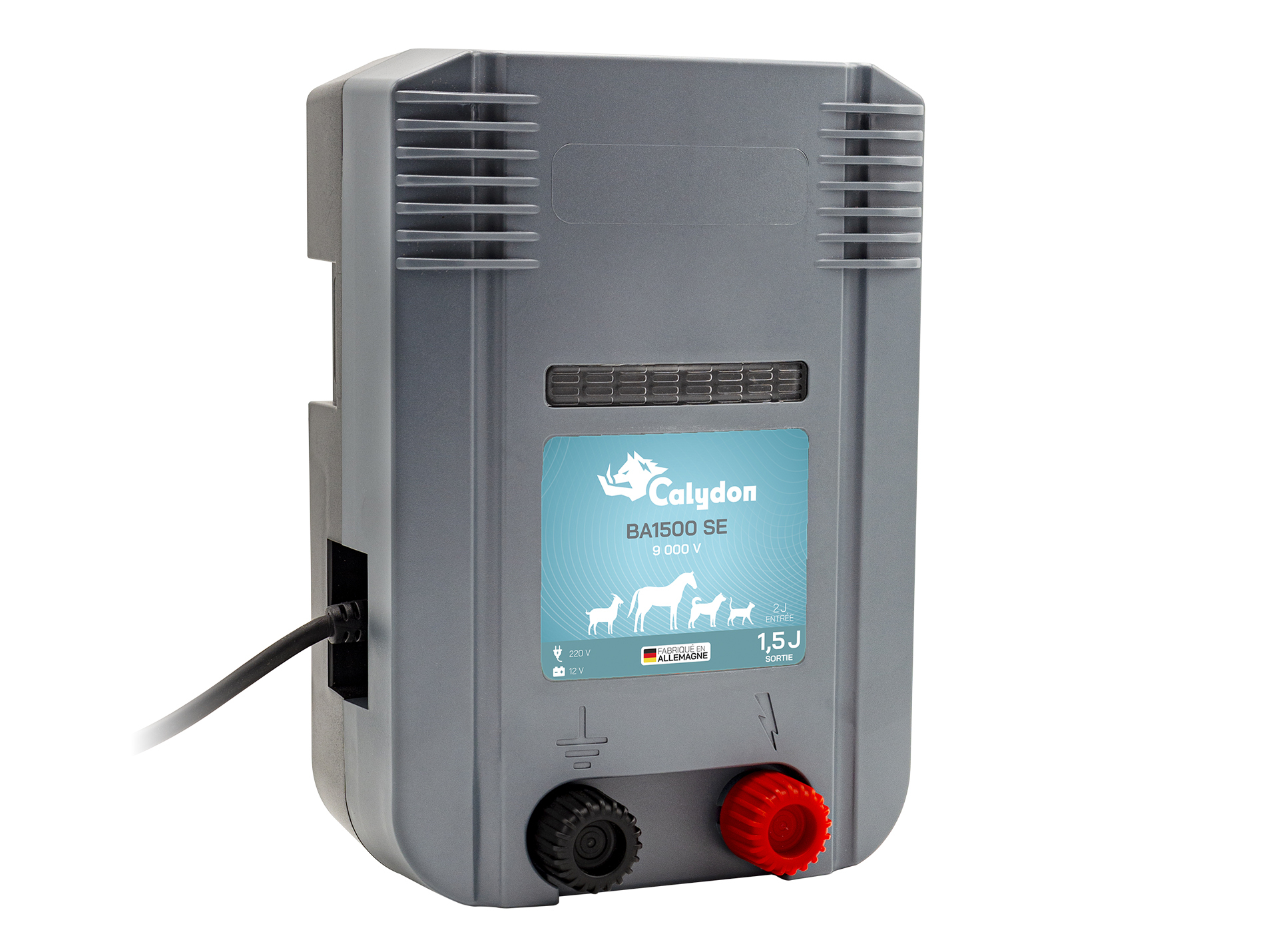 Electrificateur sur secteur ou batterie CALYDON 9000V 1,5J