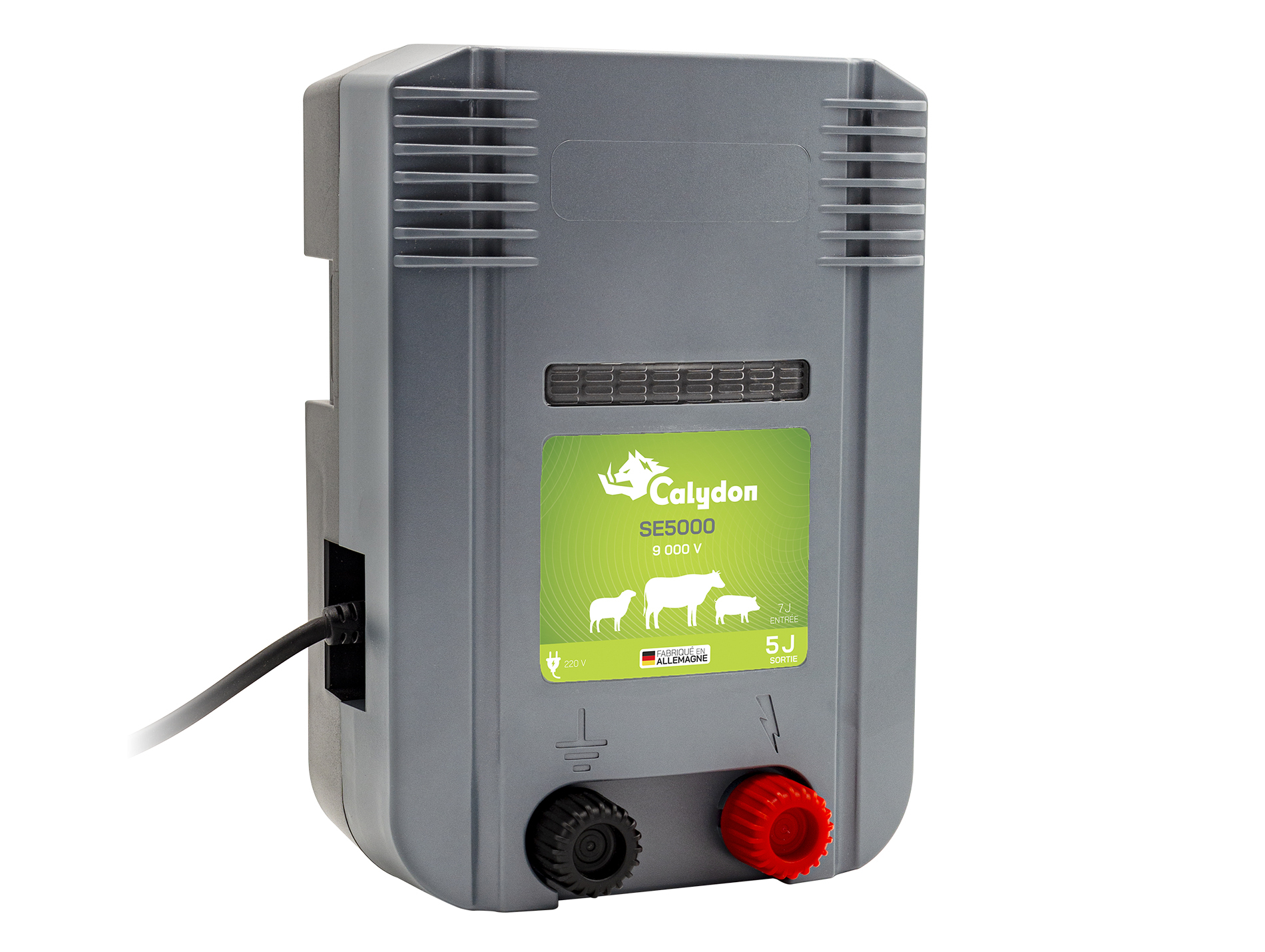 Electrificateur sur batterie ou pile CALYDON 9000V 5J