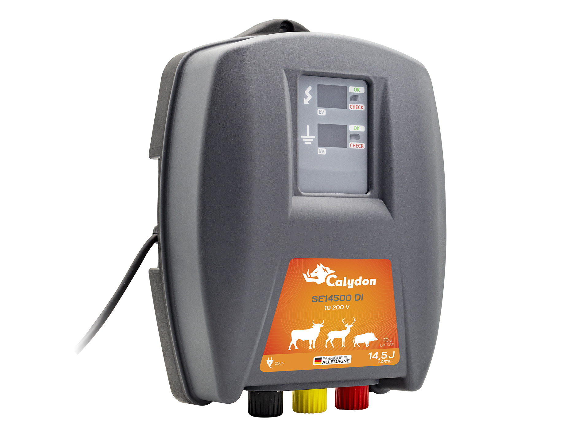 Electrificateur sur secteur CALYDON 10200V 14,5J