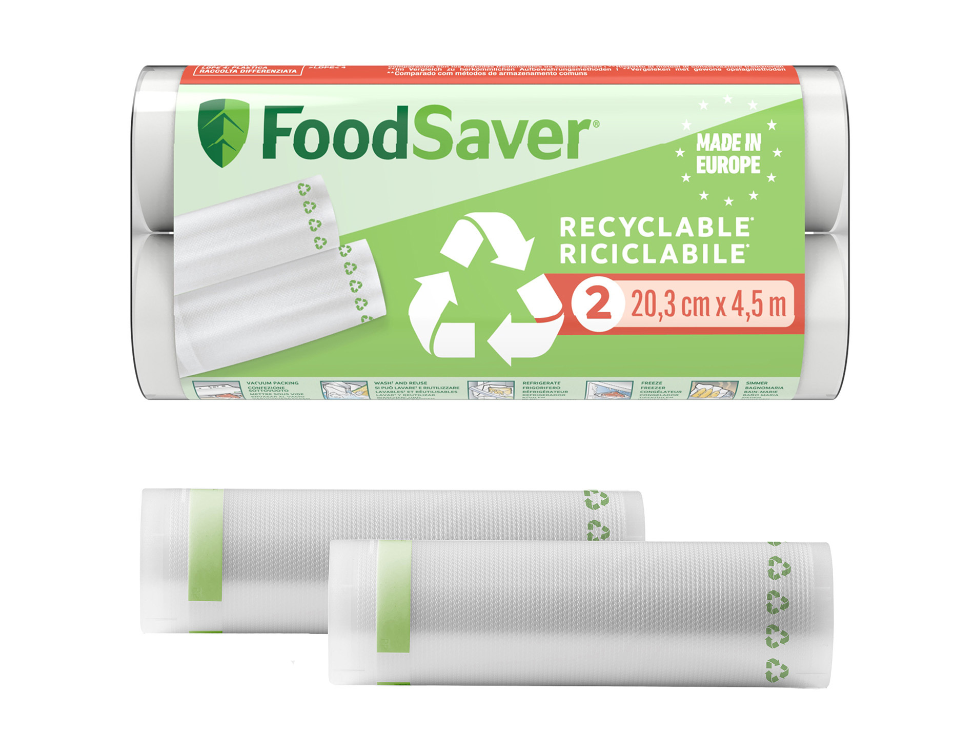 Rouleaux Recyclables x2 FOODSAVER