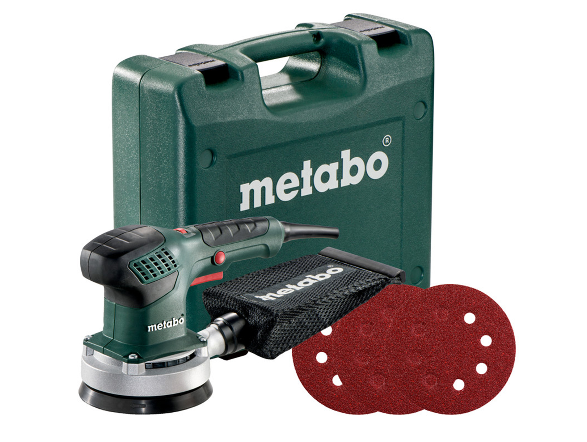 Ponceuse excentrique METABO SXE3125 310W + 25 Disques
