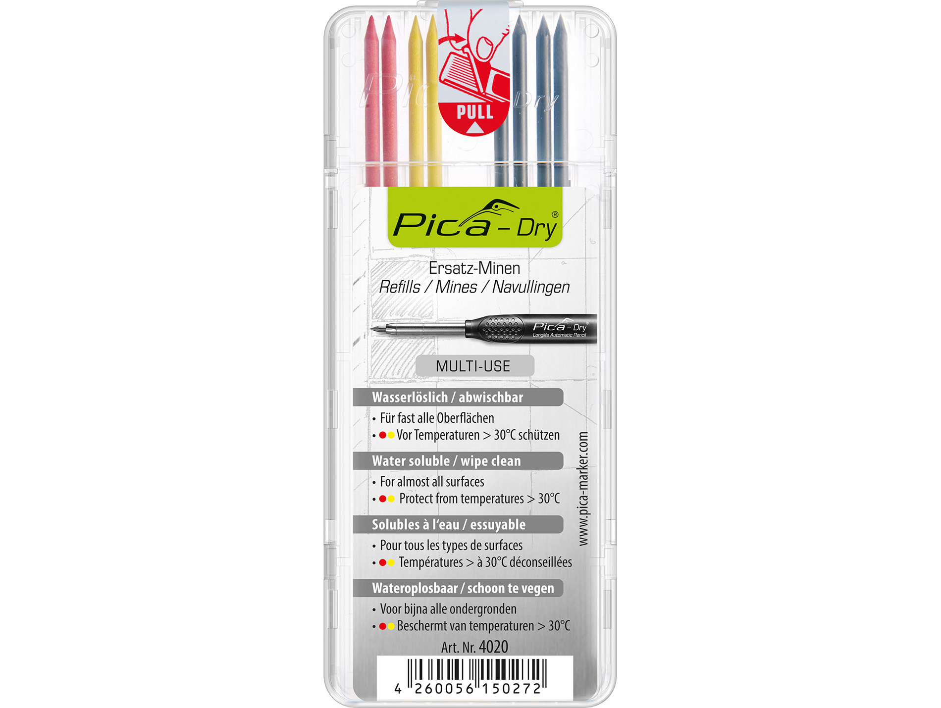 Mines Dry de rechange assorties PICA