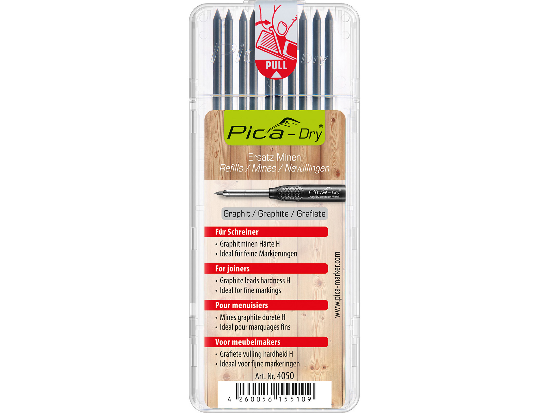 Mines Dry de rechange menuisier PICA