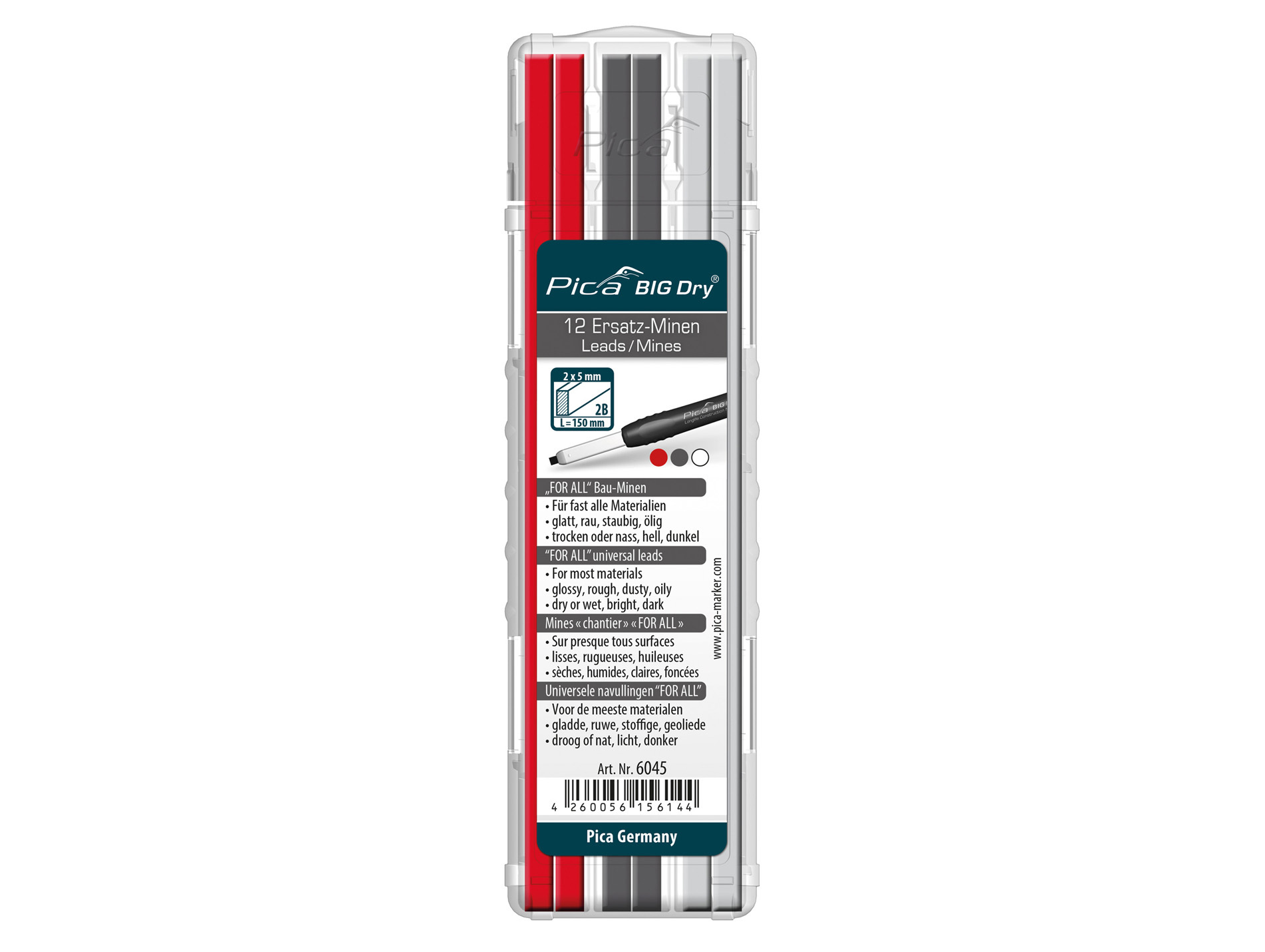 Mines charpentier BIG Dry PICA x12