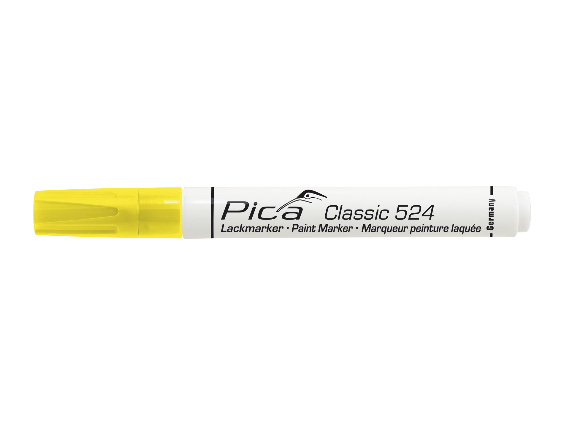 Marqueur de peinture laquée PICA jaune