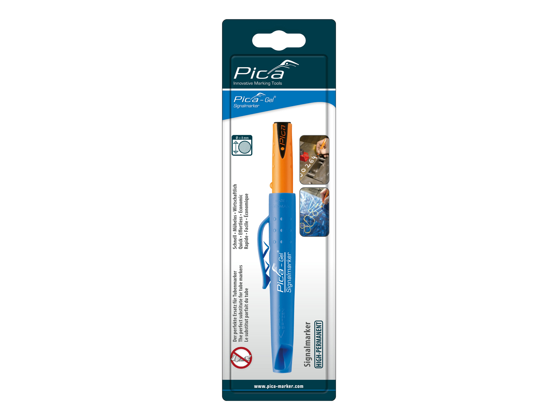 Marqueur de signalisation gel PICA noir