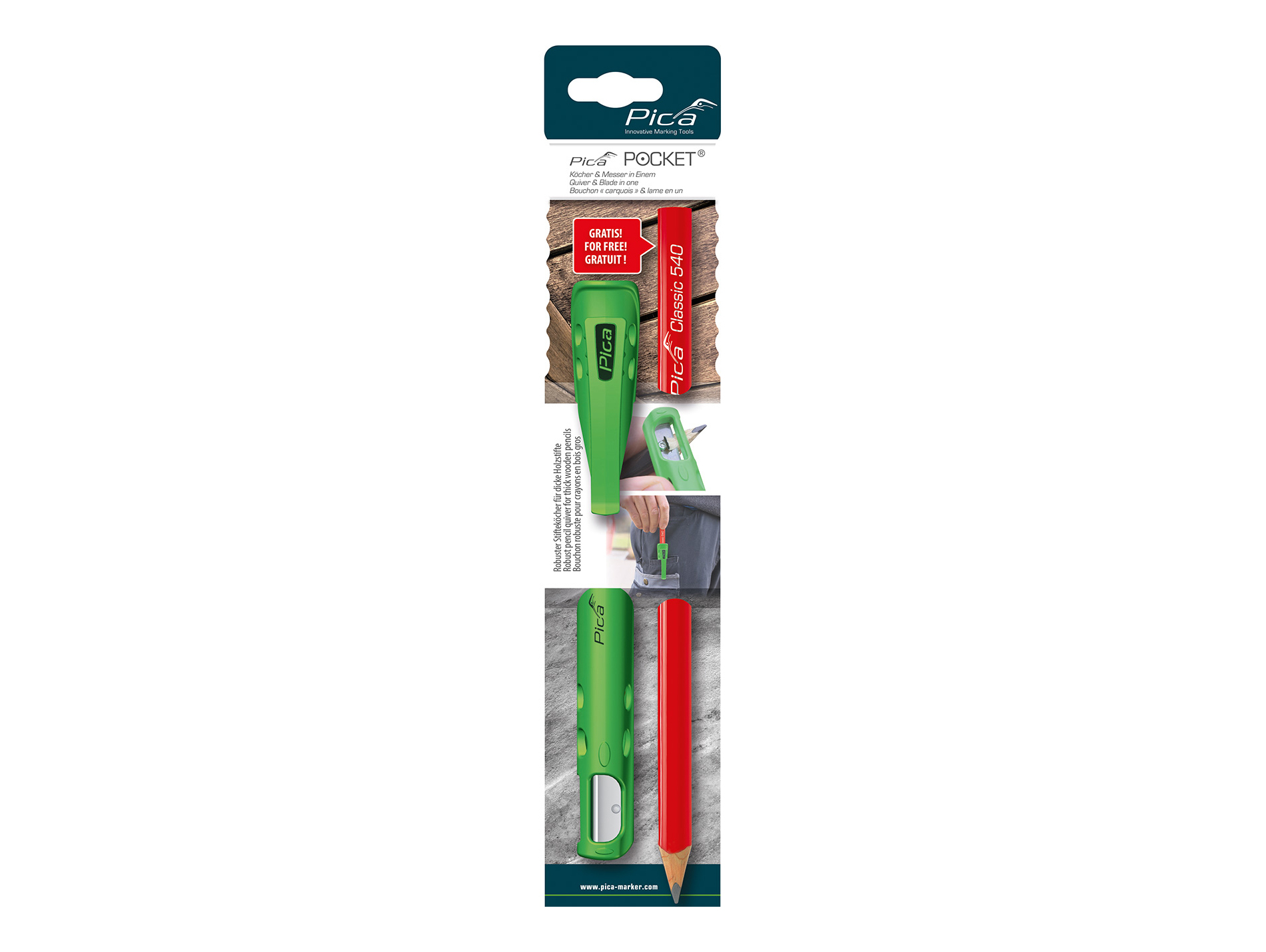 Crayon de charpentier Bundle pocket PICA