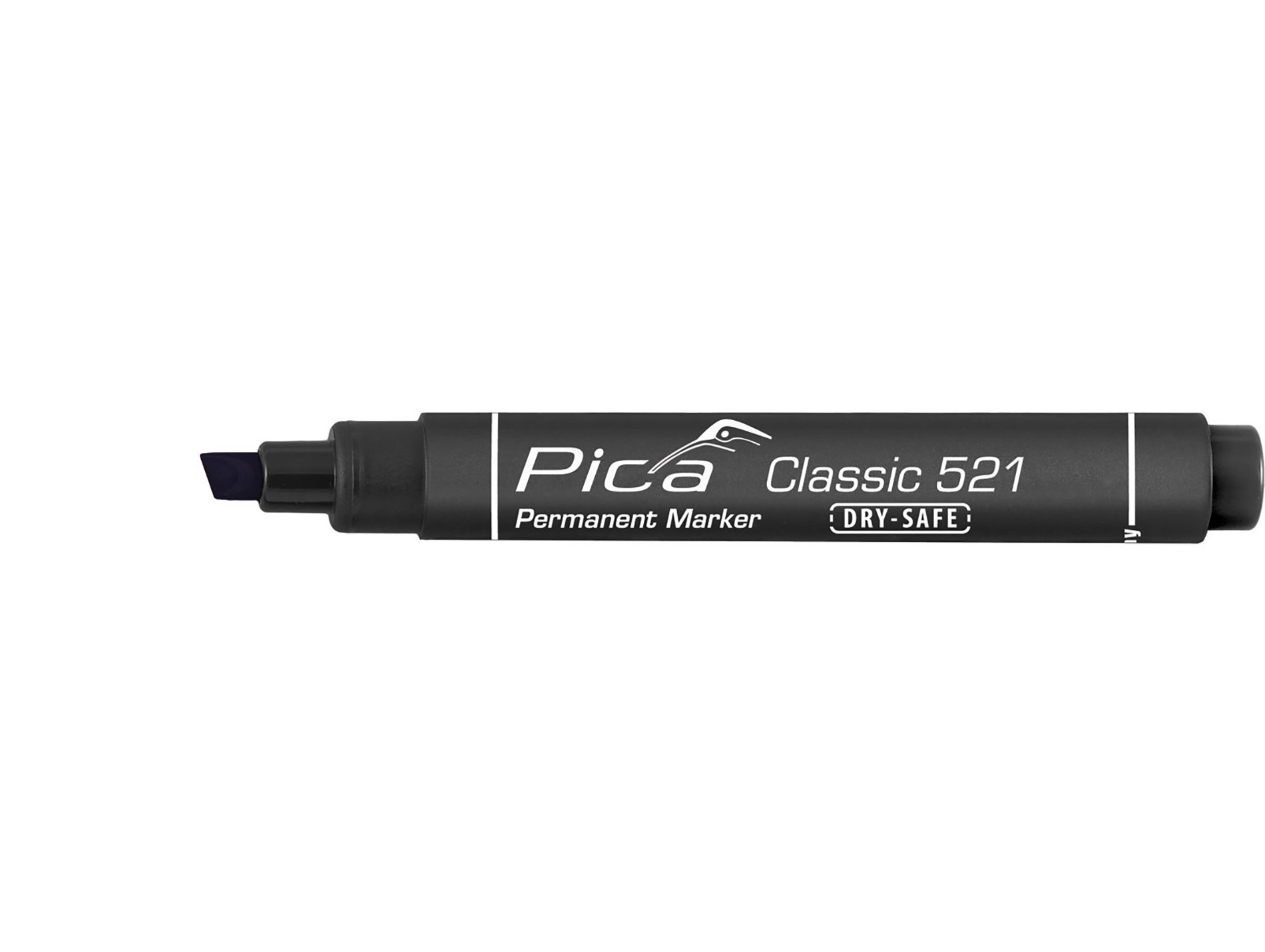 Marqueur permanent biseauté PICA noir