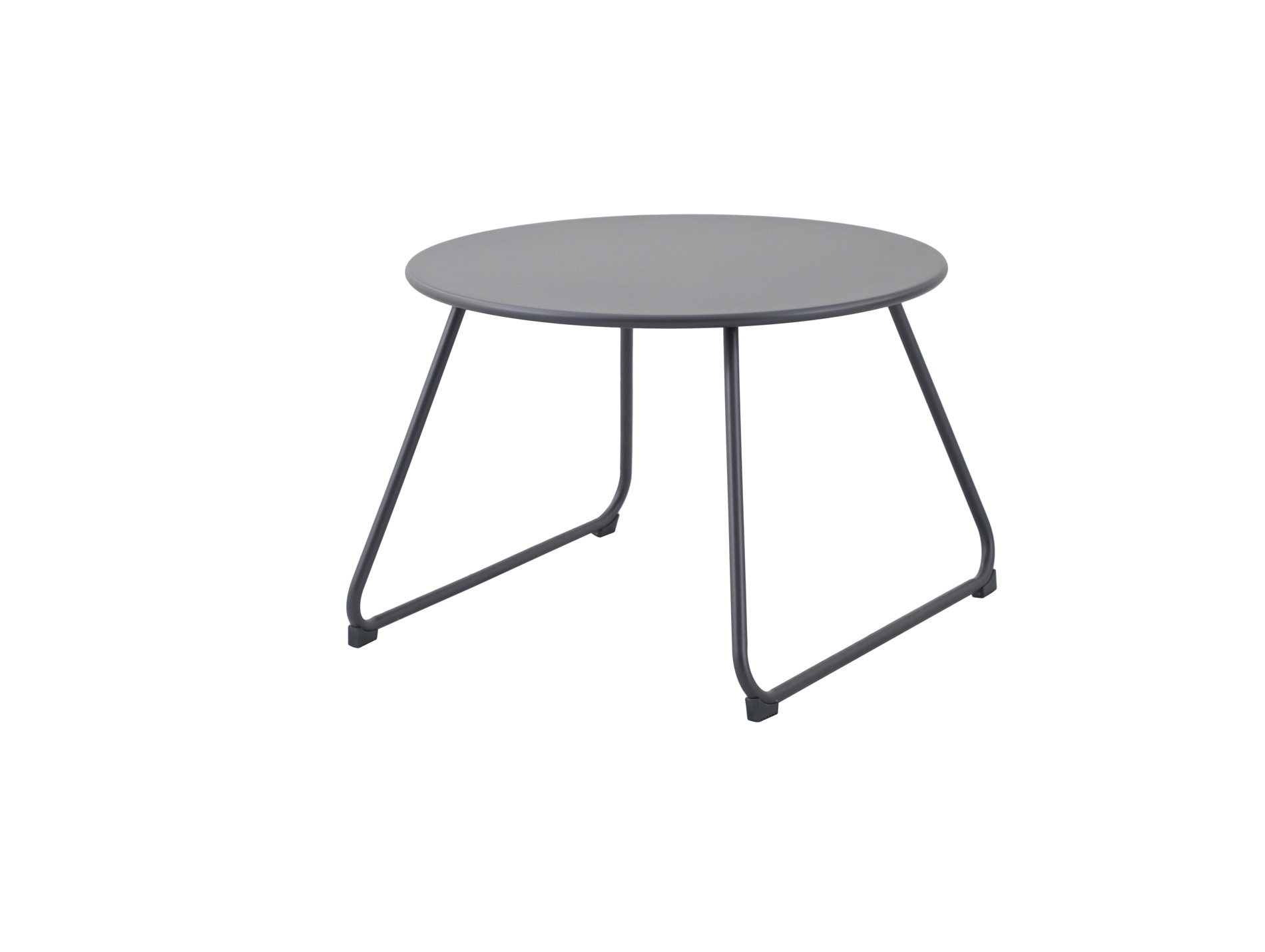 Table basse de jardin acier MWH Solo gris