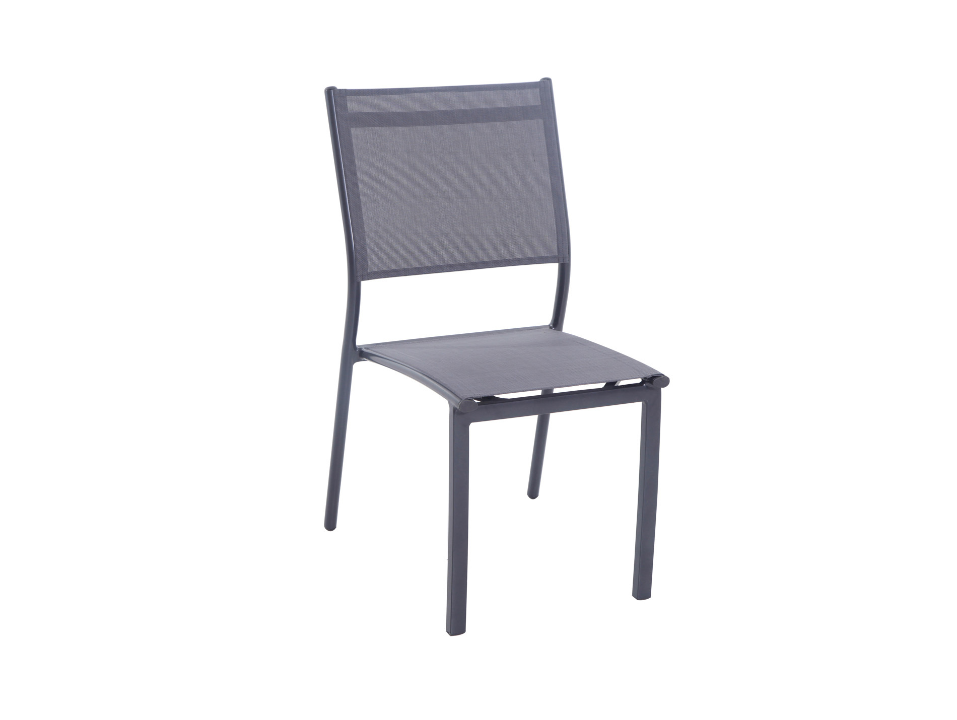 Chaise aluminium MWH Clara gris