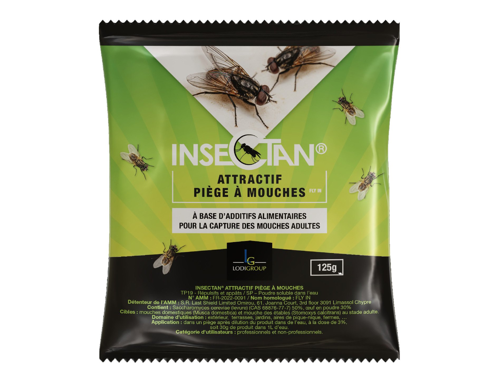 Attractif pour pièges à mouches INSECTAN 125g