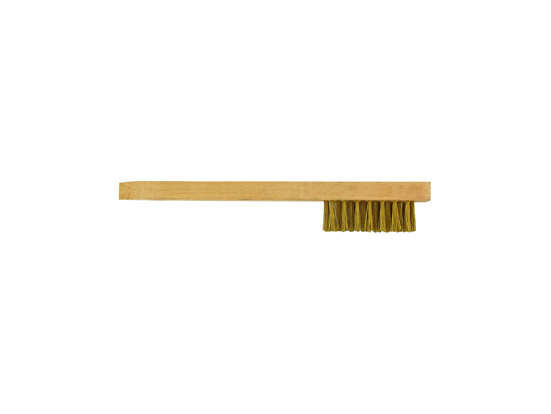 Brosse bougie TIVOLY en acier laitonné ondulé