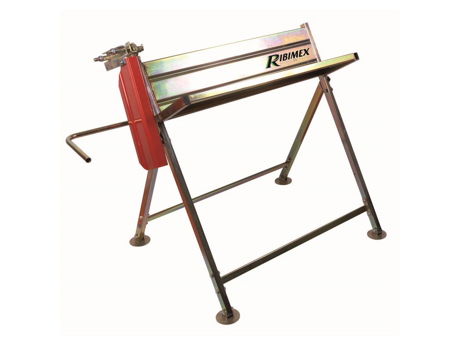 Chevalet RIBIMEX porte-bûches métal avec support