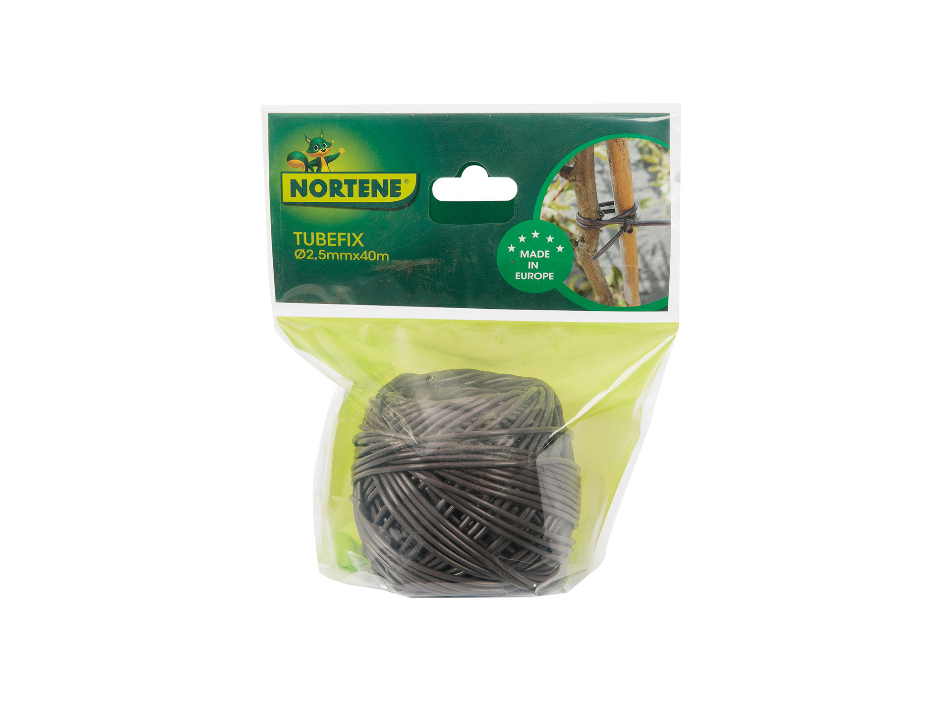 Lien élastique tubulaire NORTENE Ø2,5mm L.40m marron