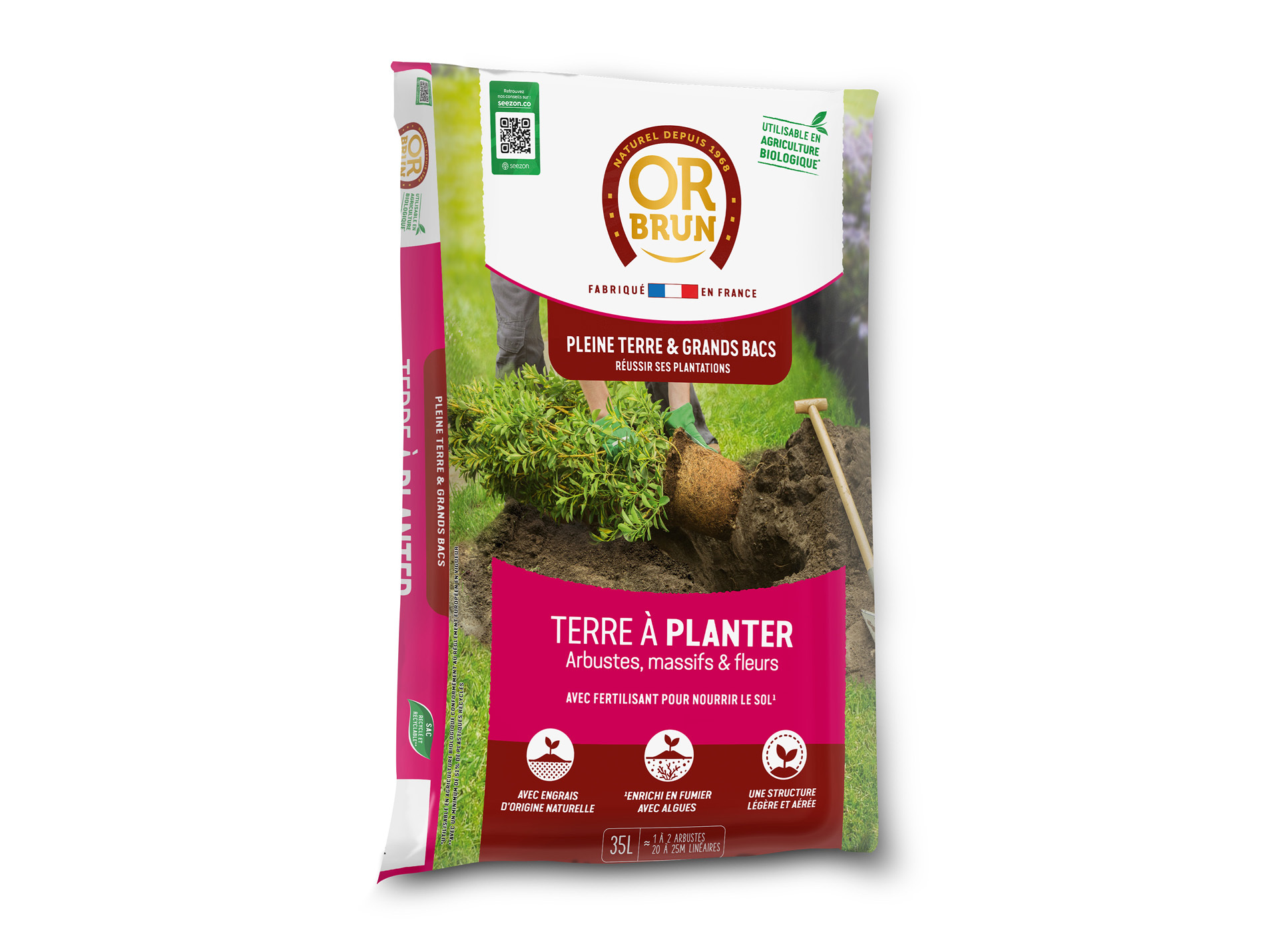 Terre à planter OR BRUN 35L