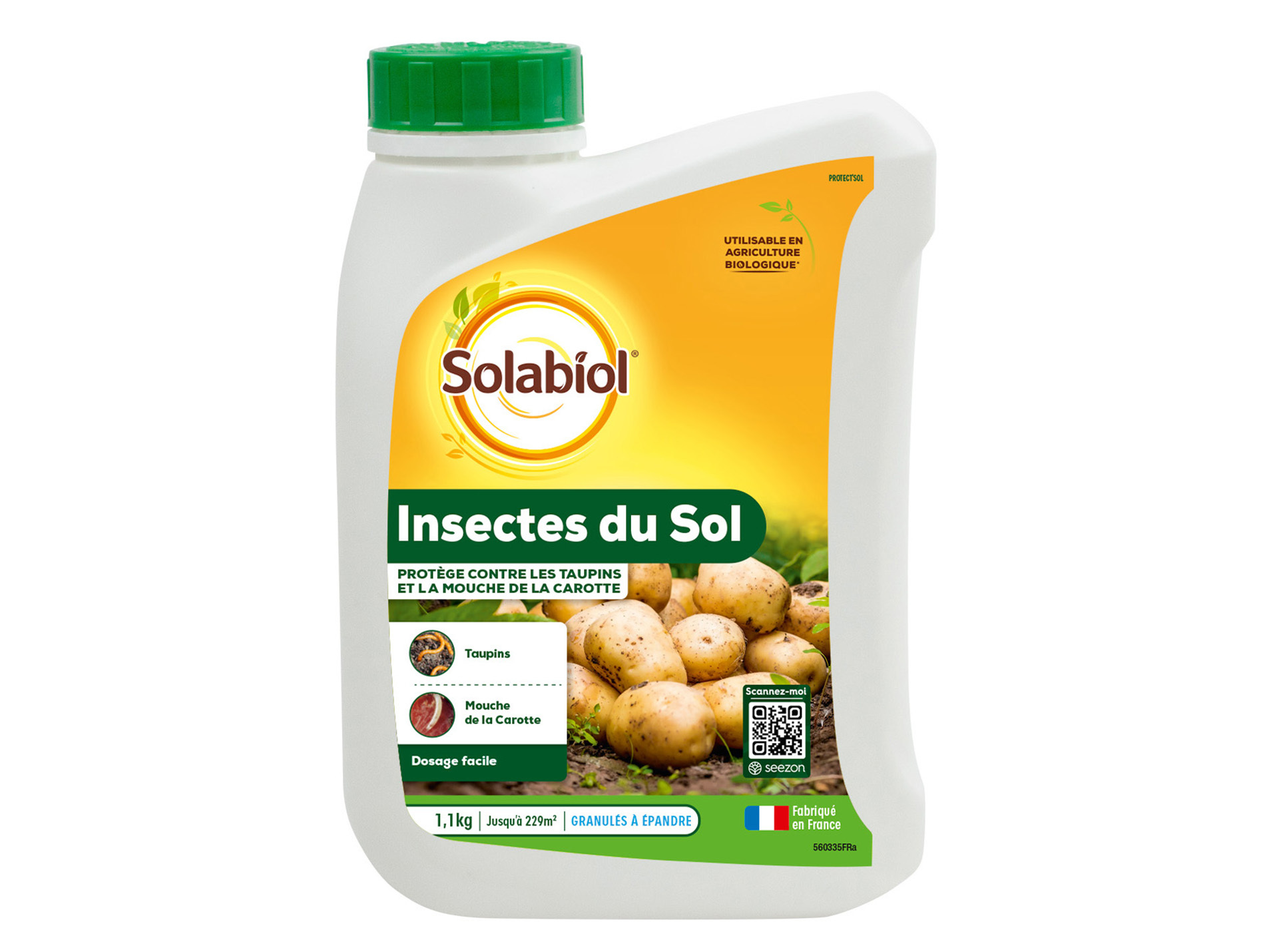 Anti-insectes du sol SOLABIOL 1,1kg