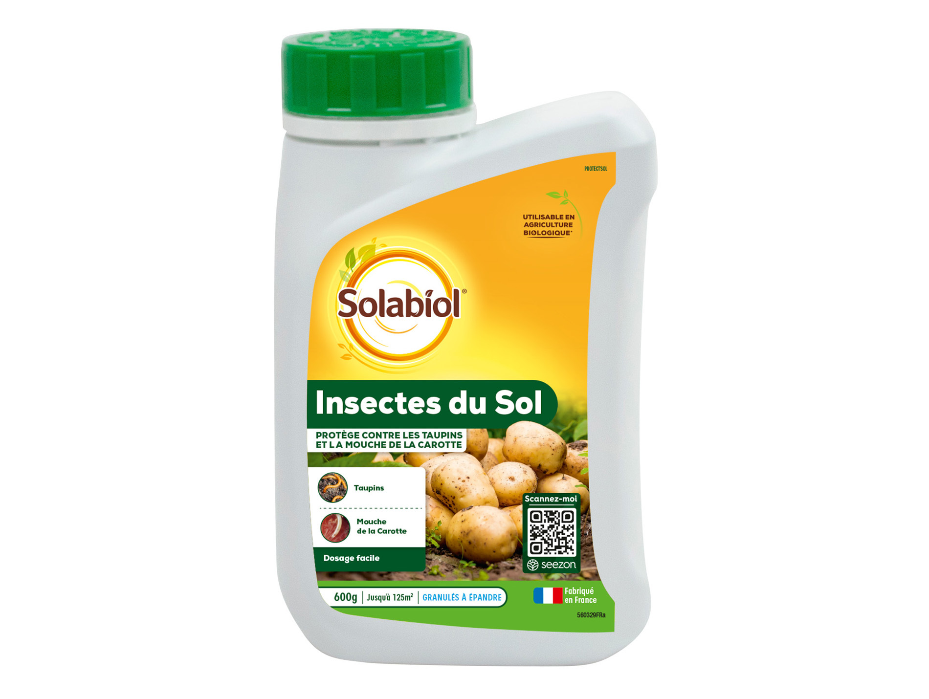 Insecticide SOLABIOL insectes du sol 600g