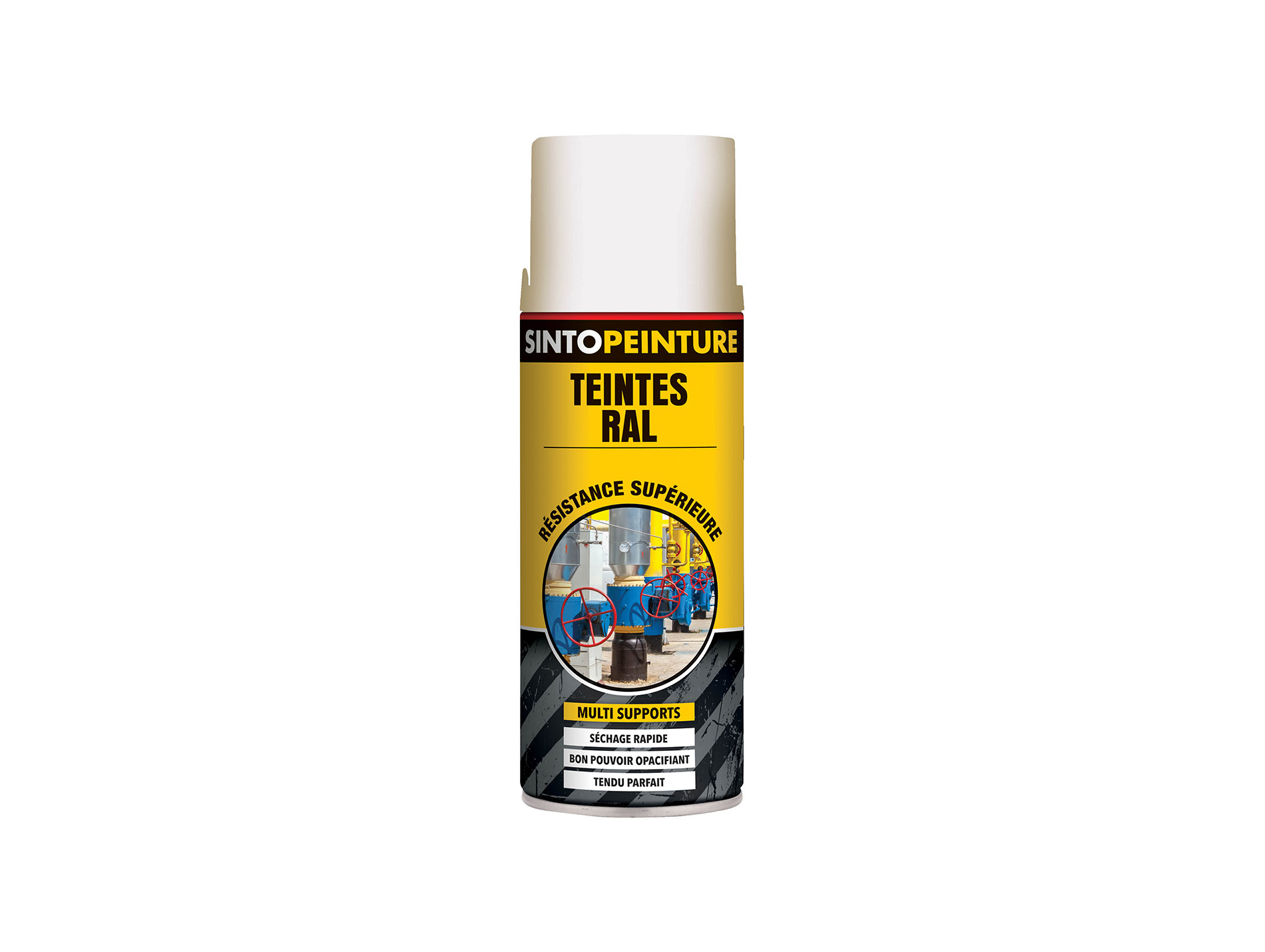 Peinture de décoration SINTO Blanc satiné 400ml
