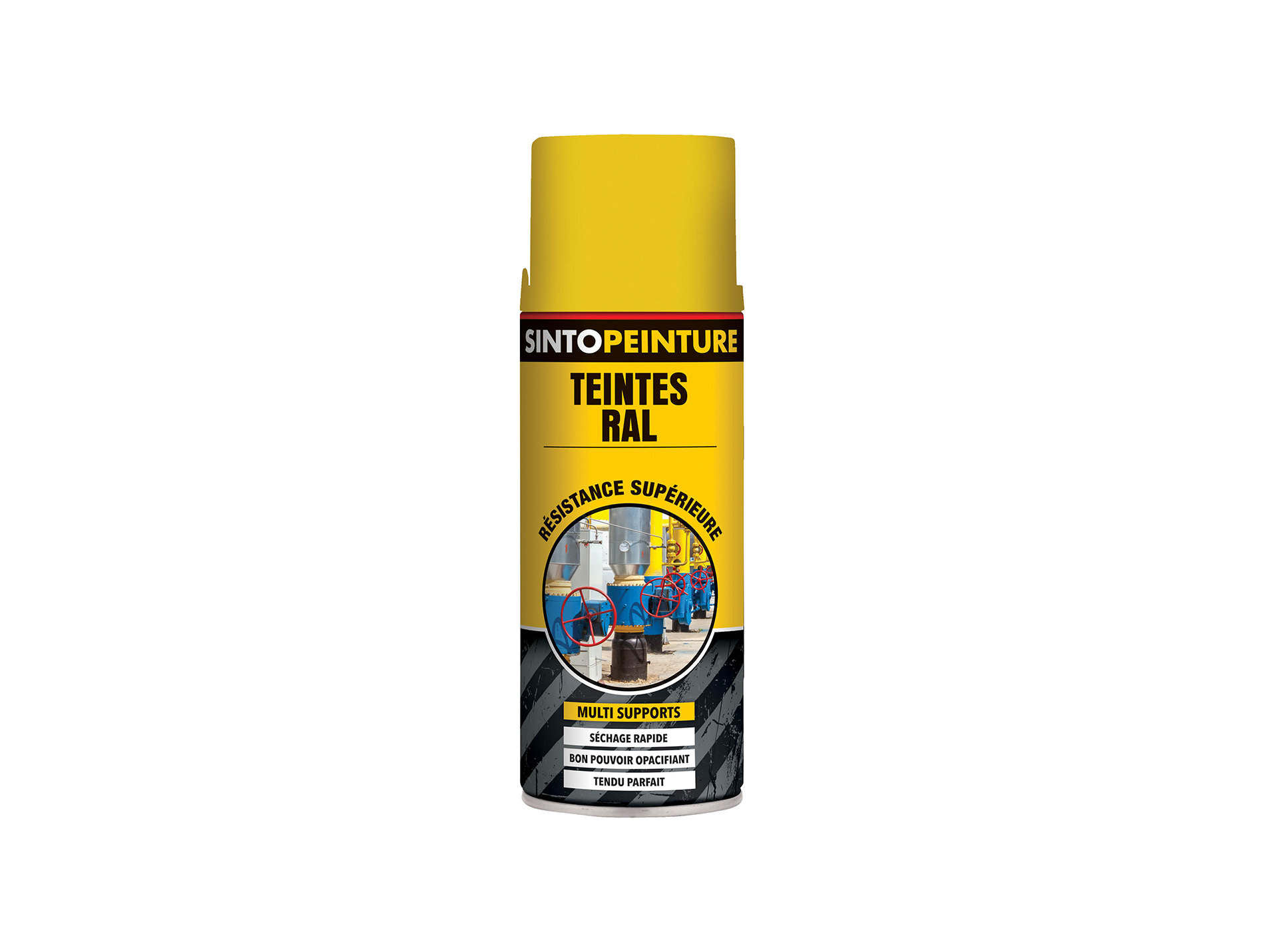 Peinture de décoration SINTO Jaune brillant 400ml