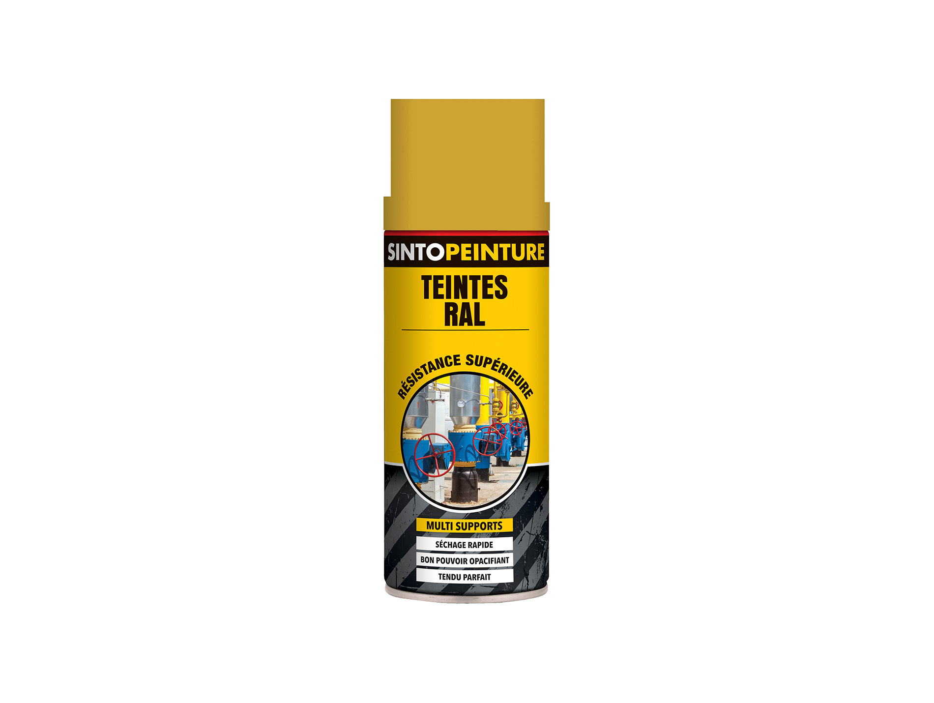 Peinture de décoration SINTO Jaune or 400ml
