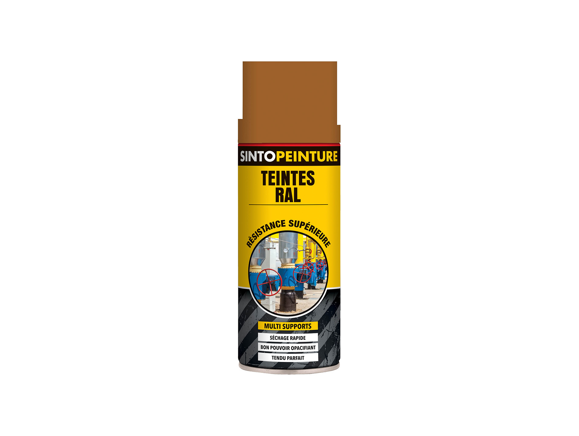 Peinture de décoration SINTO Ocre brun 400ml