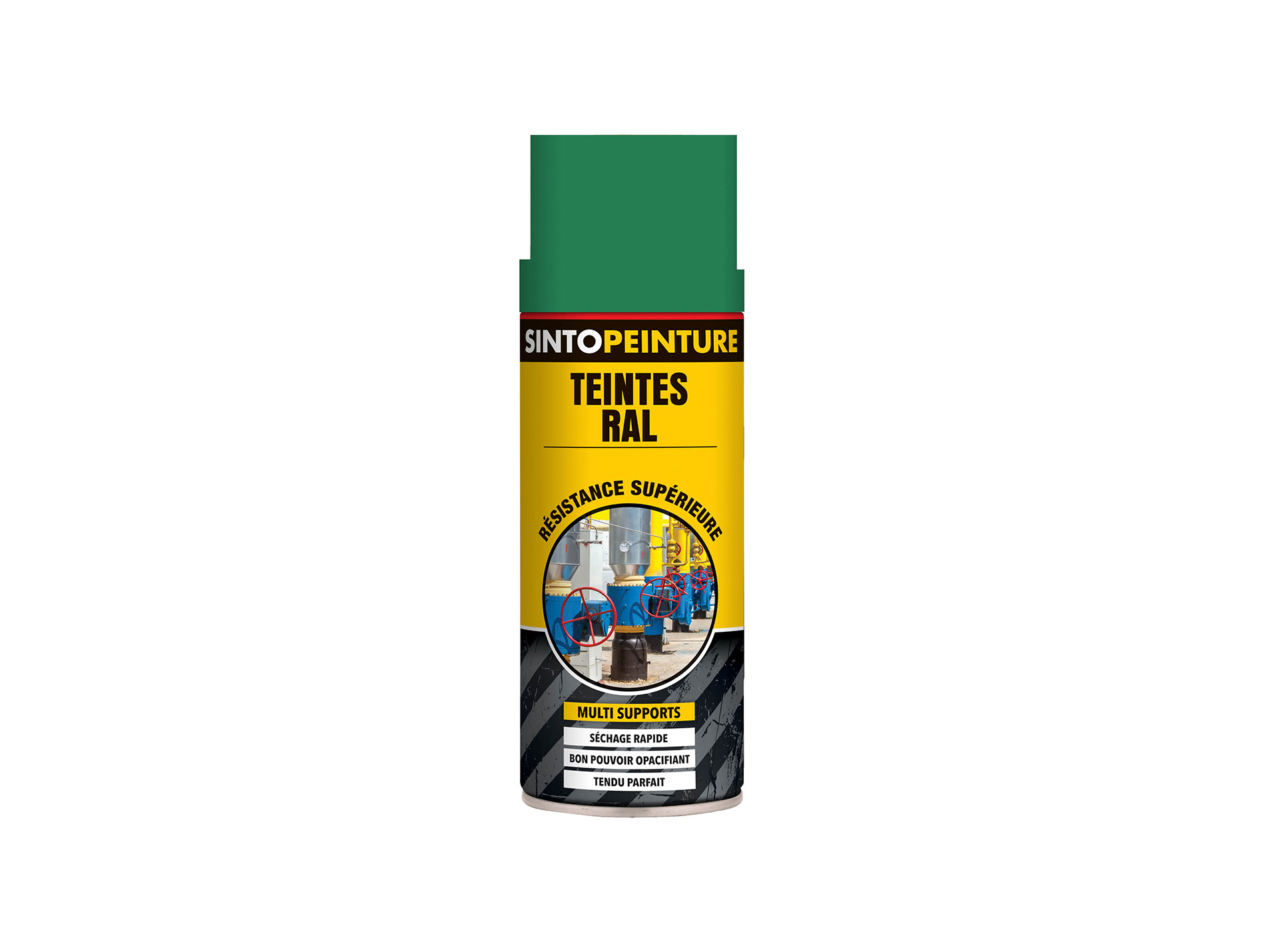 Peinture de décoration SINTO Vert de sécurité 400ml