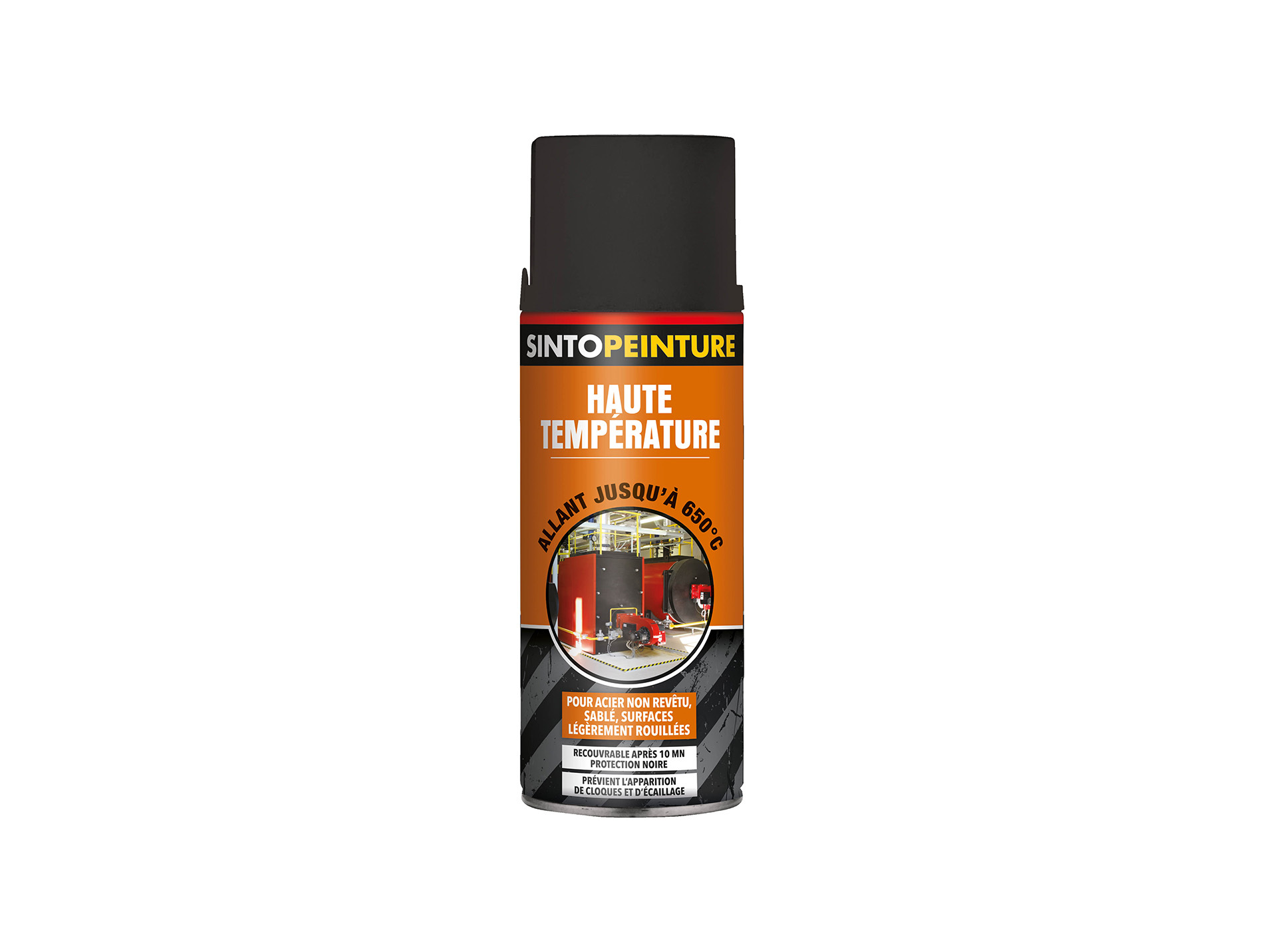 Peinture de décoration haute température SINTO Noir 400ml