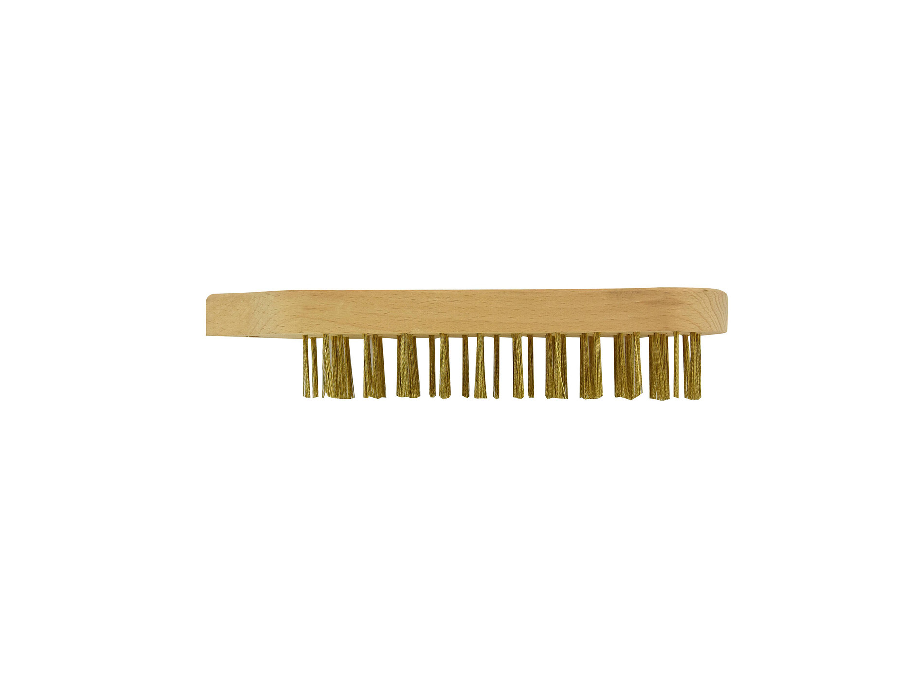 Brosse violon TIVOLY en acier laitonné ondulé