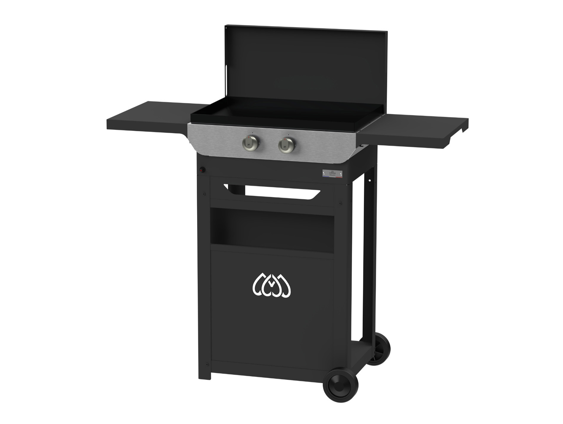 Plancha gaz sur chariot LE MARQUIER Original 260 Duo Edition