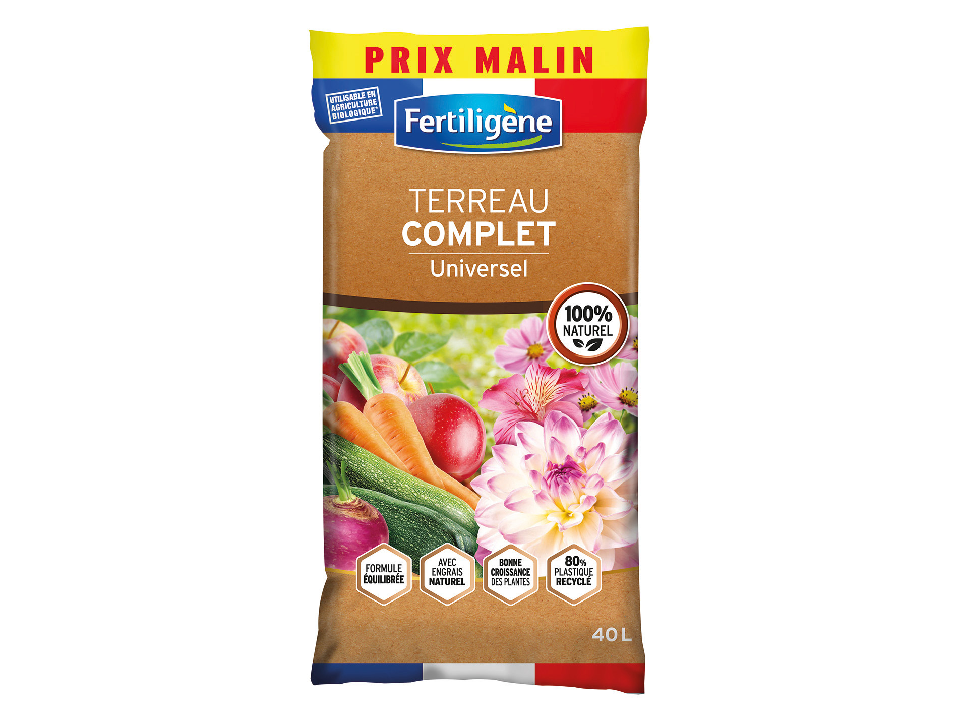 Terreau complet universel FERTILIGENE 40L