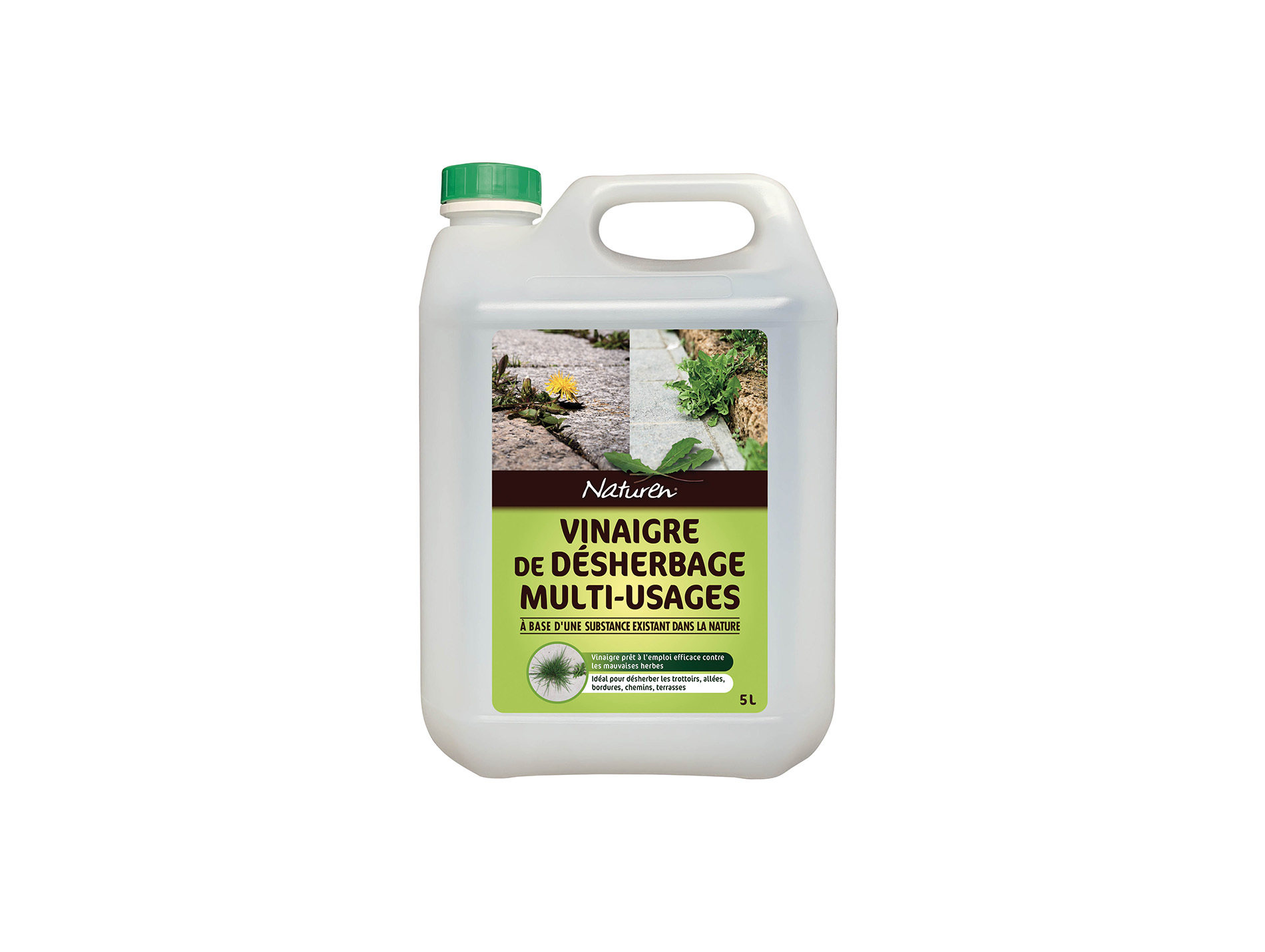 Vinaige de désherbage multi-usages NATUREN 5L