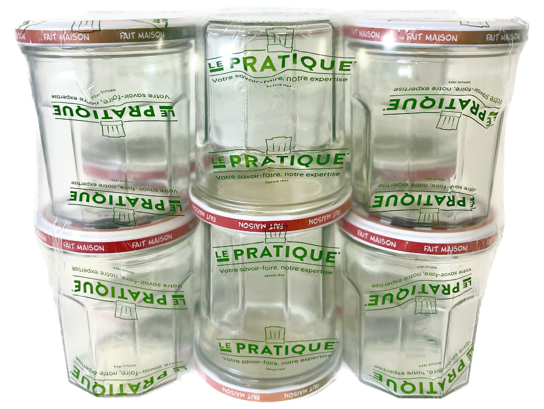 Pots de confiture LE PRATIQUE Ø82mm 324ml x12