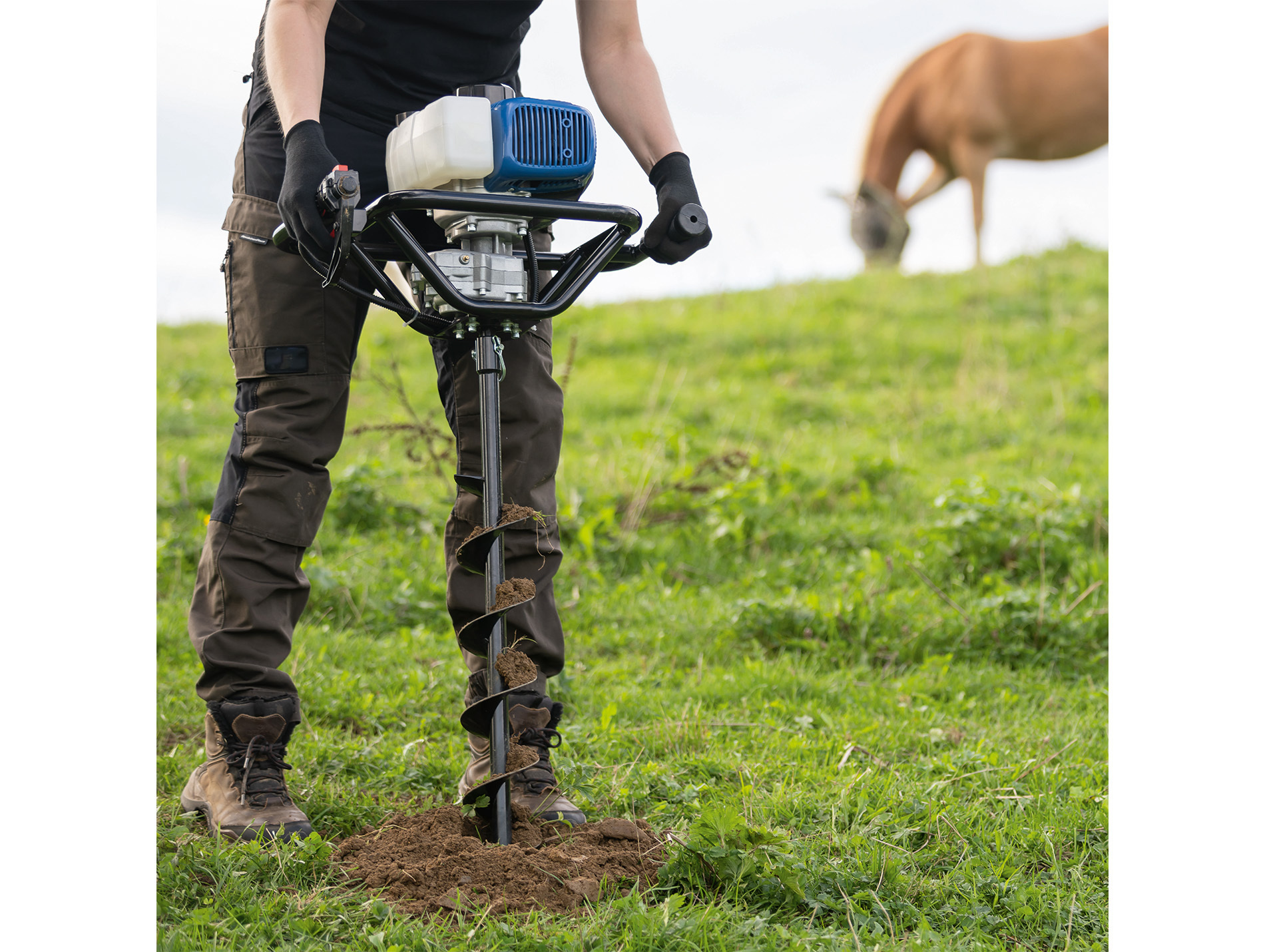 Tarière thermique SCHEPPACH EB2000 52cm³