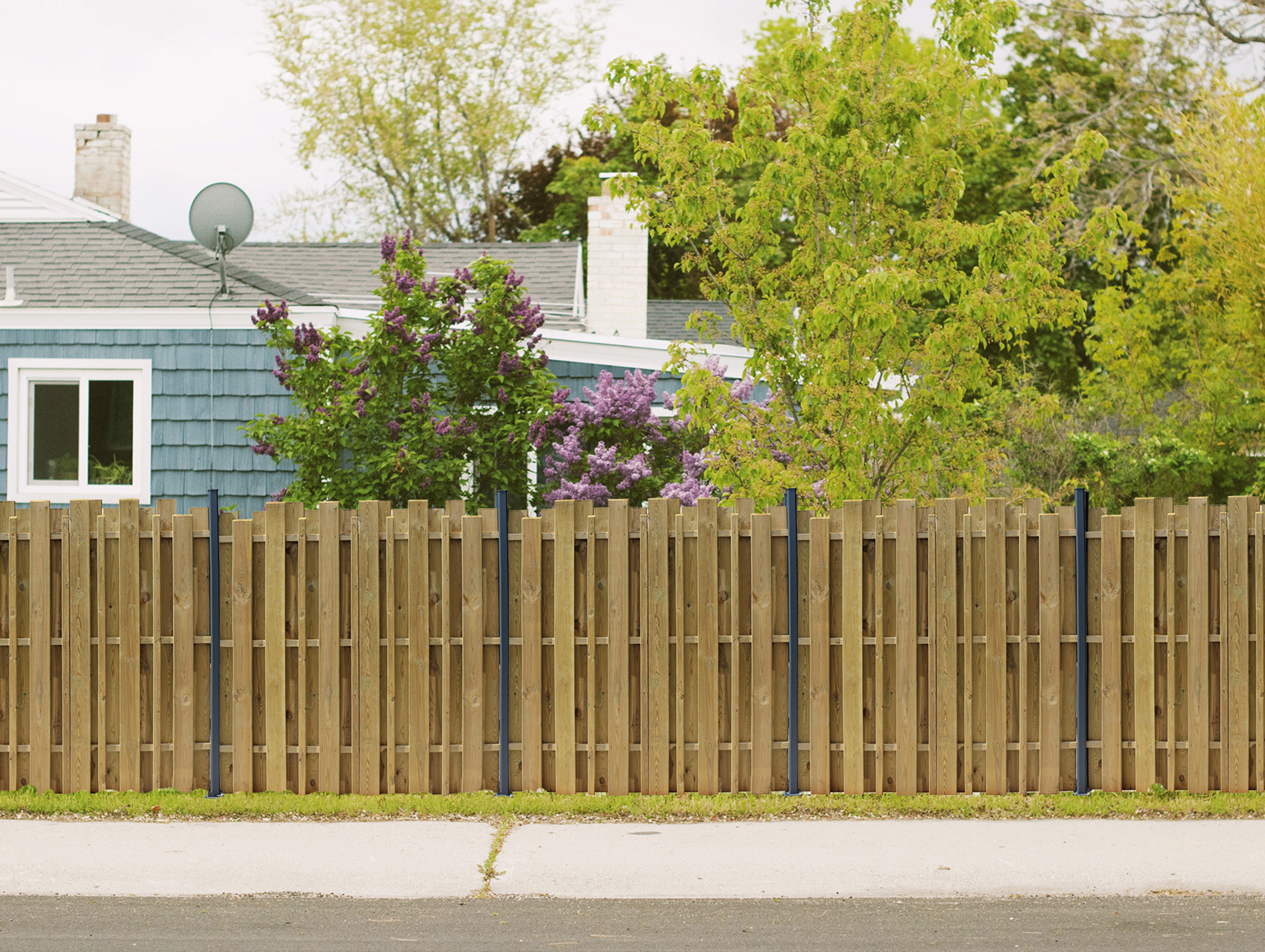 Panneau claustra vertika eclipse l.178xH.180cm Ep.64mm vert