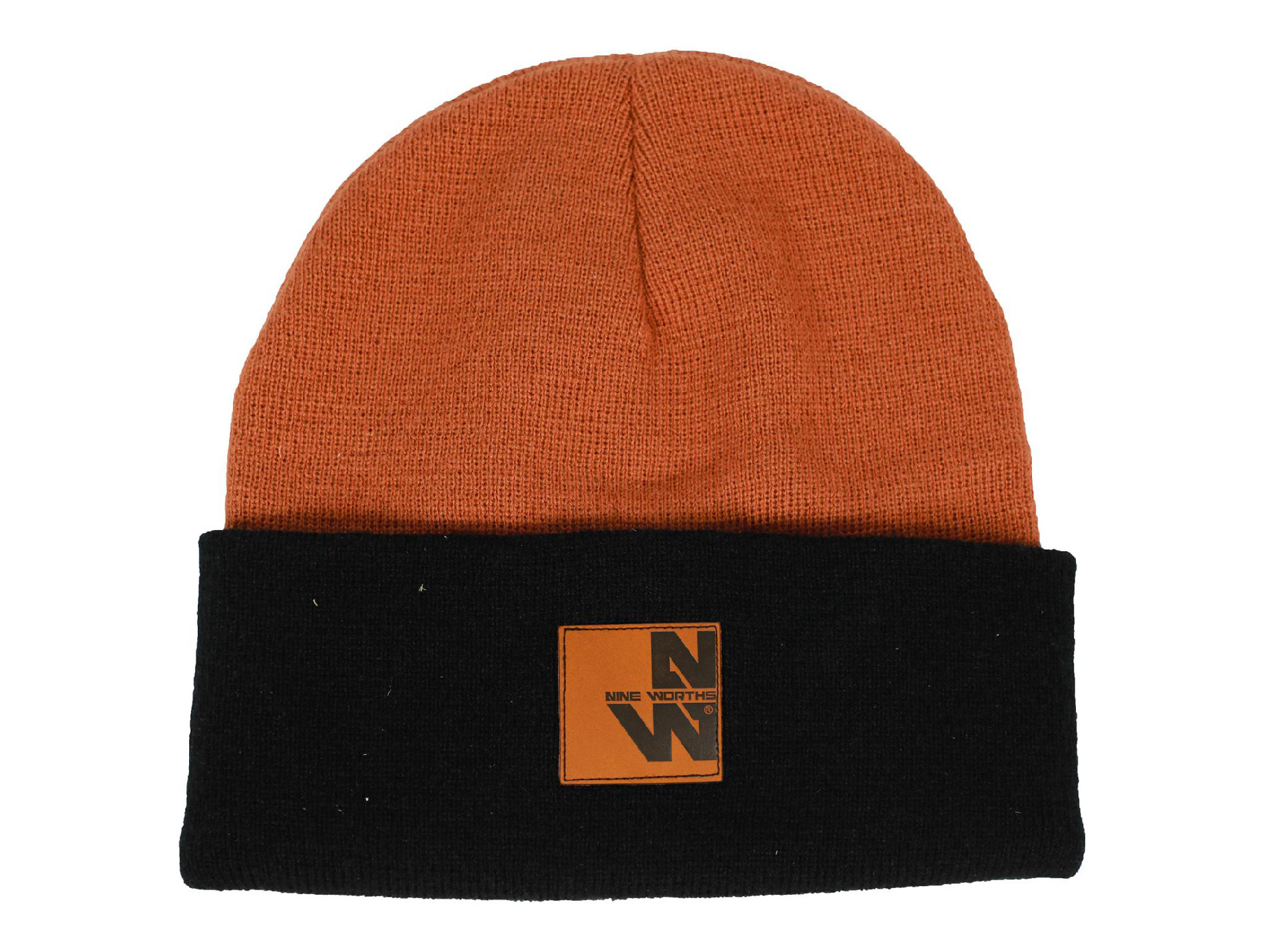 Bonnet NINE WORTHS Isak acrylique camel