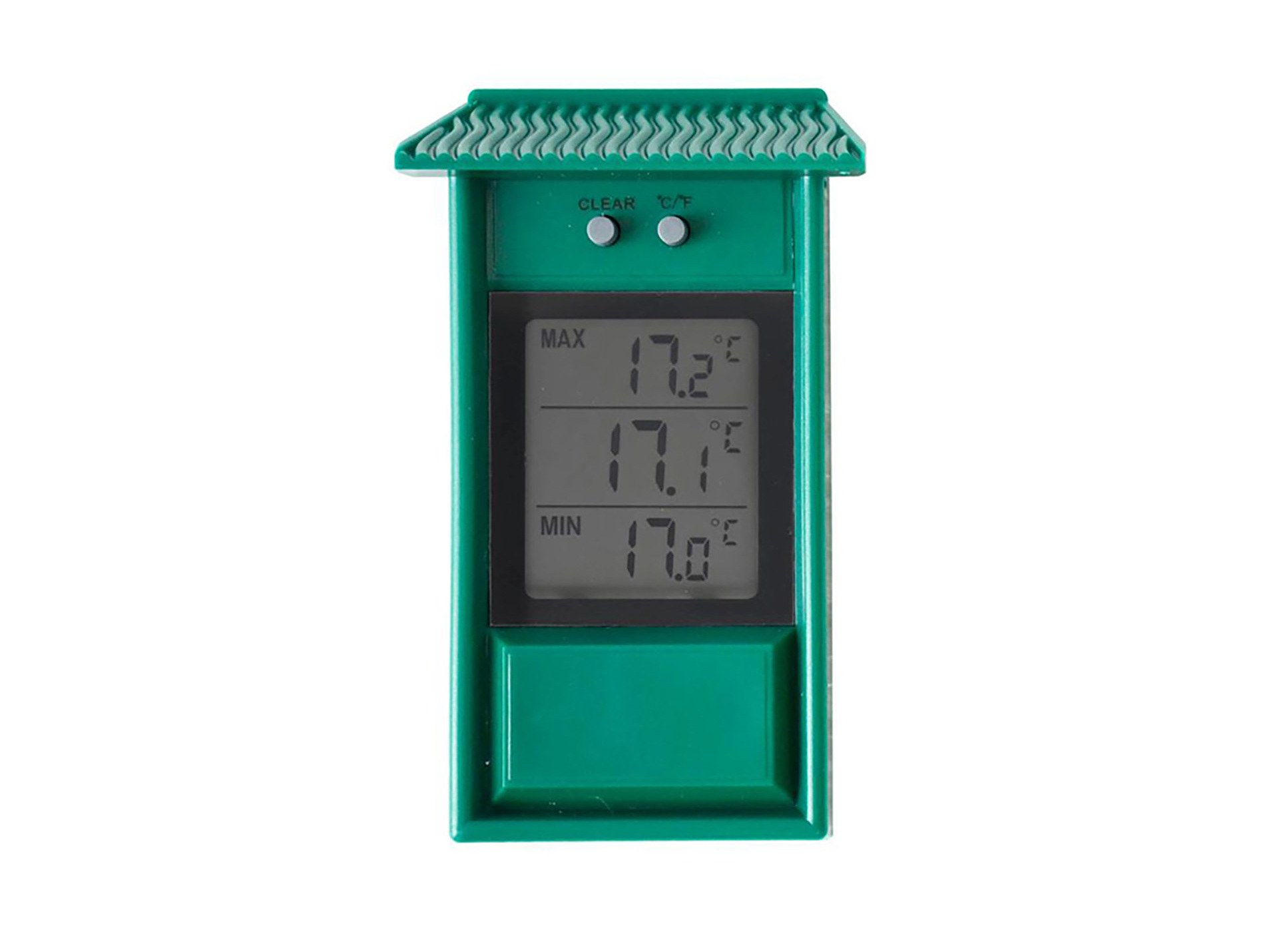 Thermomètre digital mini maxi UKAL Dig vert 13,2x8x3cm