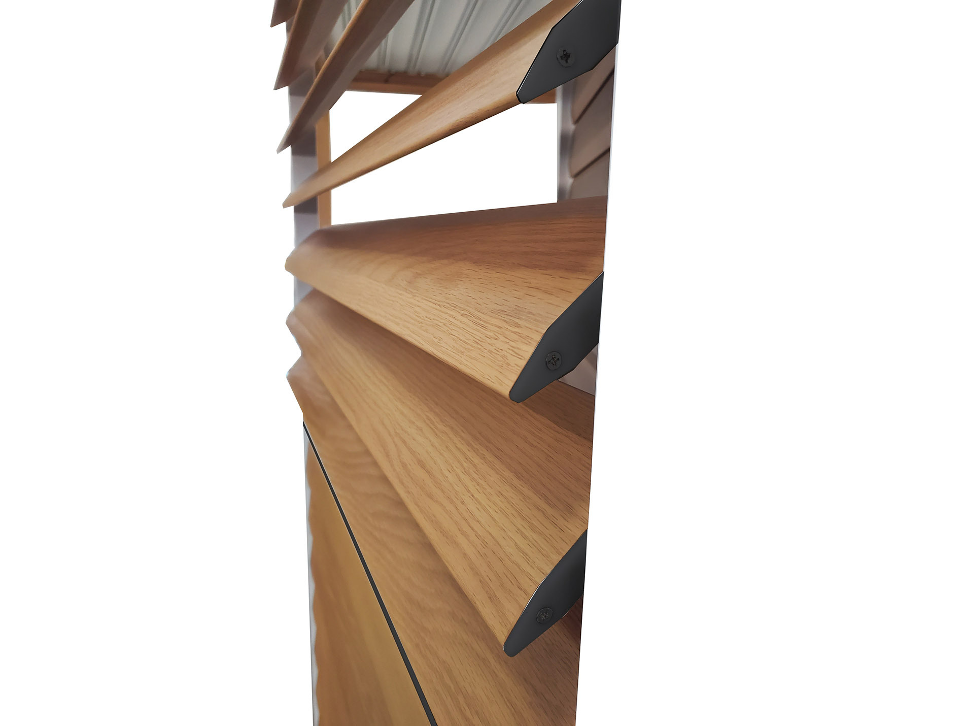 Panneau double pergola GREEN OUTSIDE 4m noir/bois x2