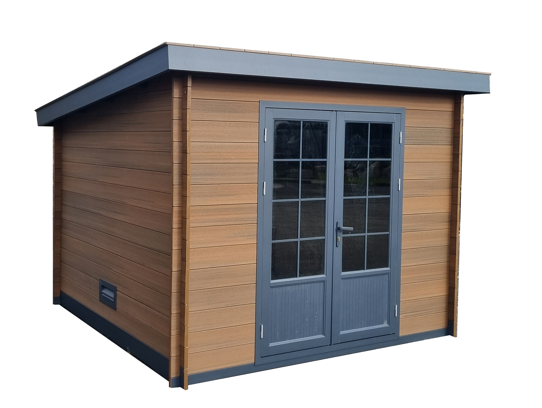 Abri jardin composite GREEN OUTSIDE 10.05m² teck