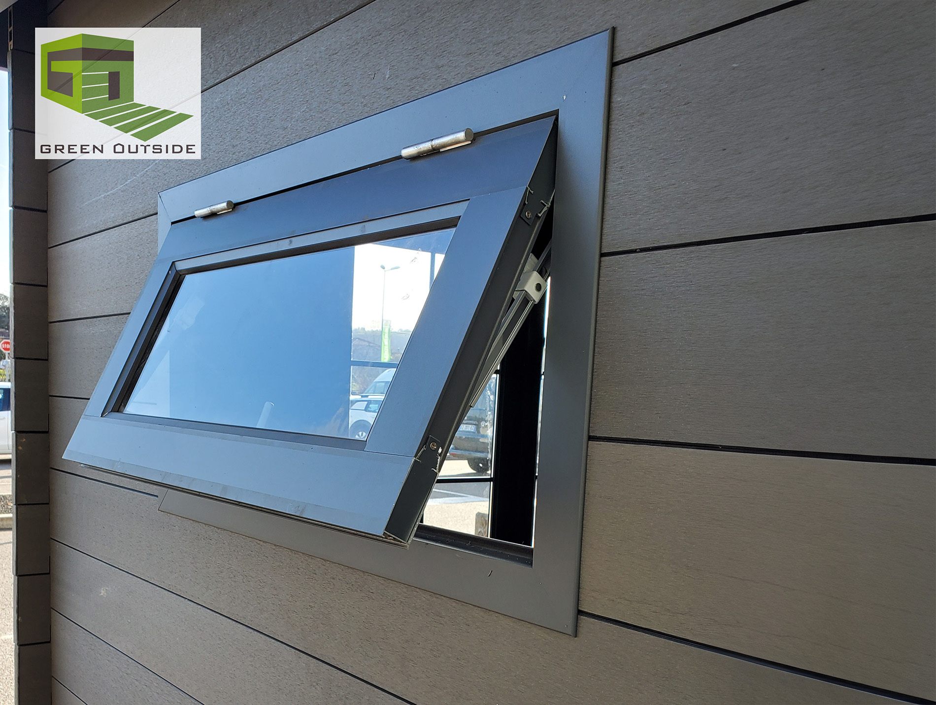 Fenêtre 90 x 50 pour abri GREEN OUTSIDE